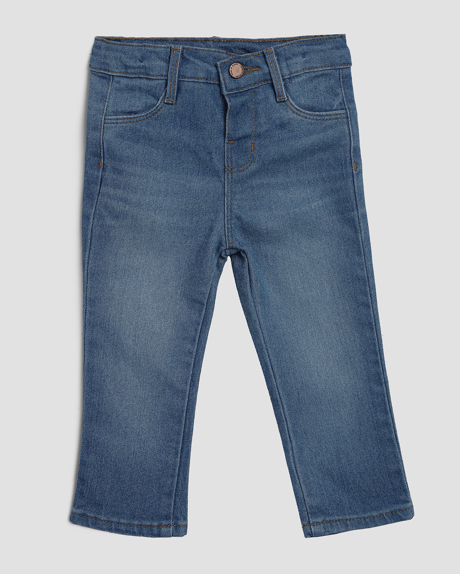 Calça jeans infantil skinny pespontada 1-4A | Pool Kids