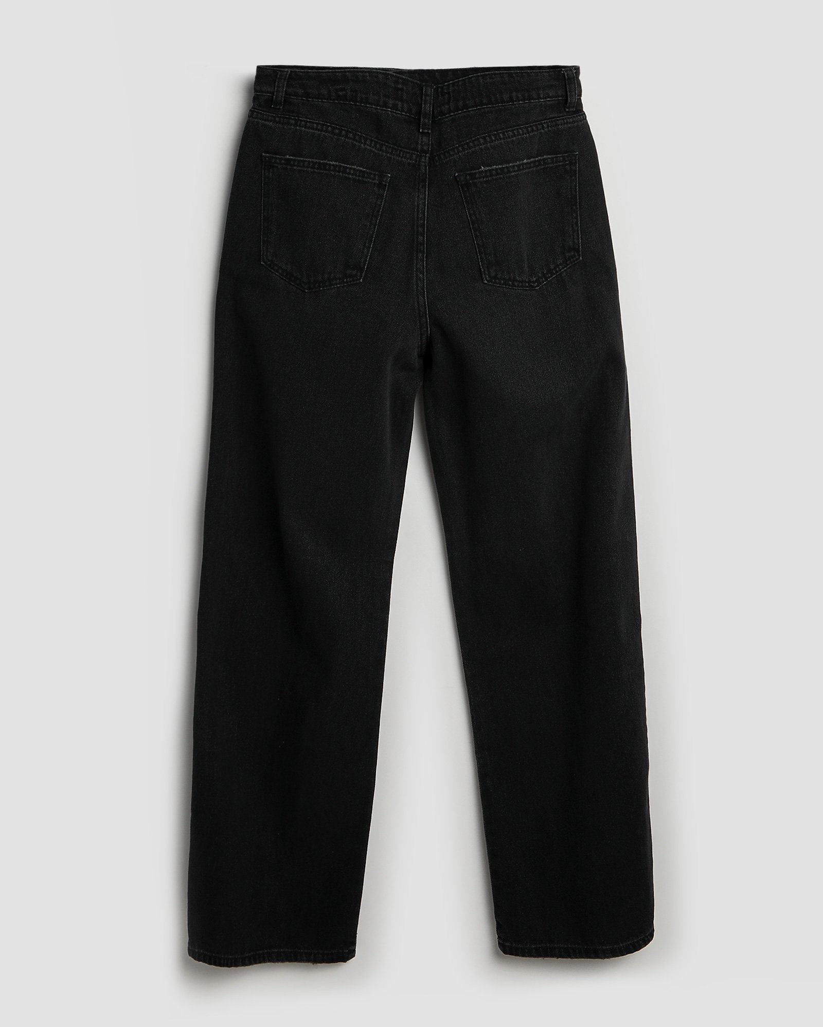 Calça jeans juvenil wide leg destroyed - Jeans Black Escuro | Pool