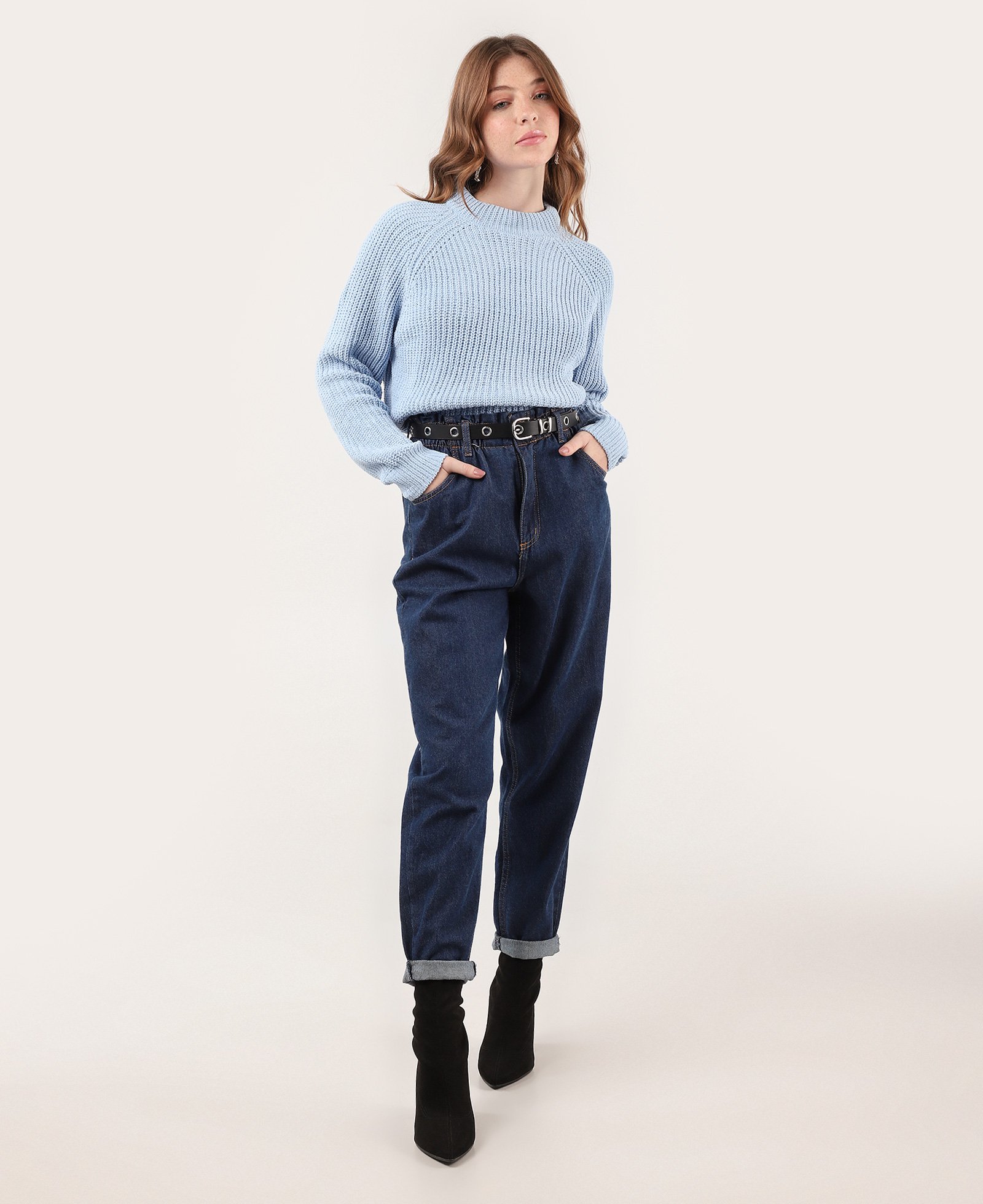 Calça jeans feminina baggy cintura alta | Pool Jeans
