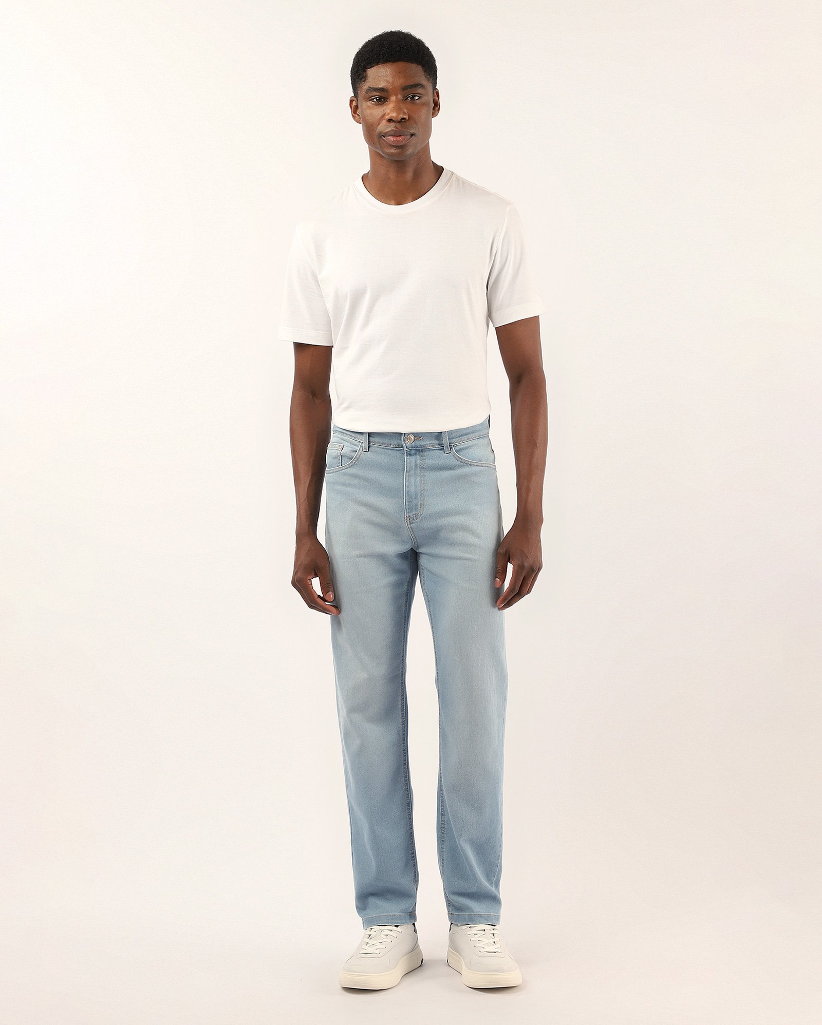 Calça jeans masculina reta - Jeans Claro | Pool Jeans