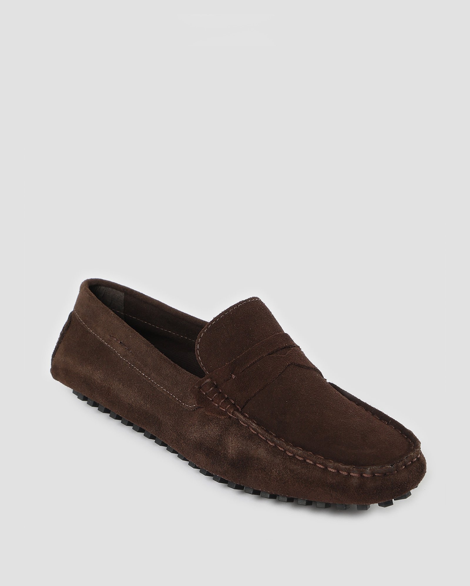 Sapato masculino social dockside camurça - Marrom Escuro