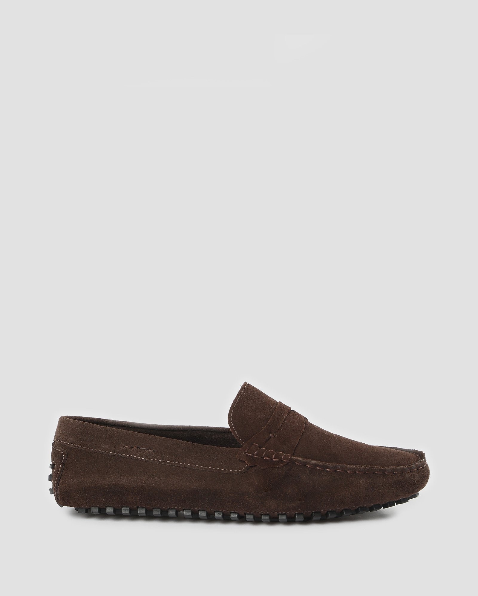 Sapato masculino social dockside camurça - Marrom Escuro