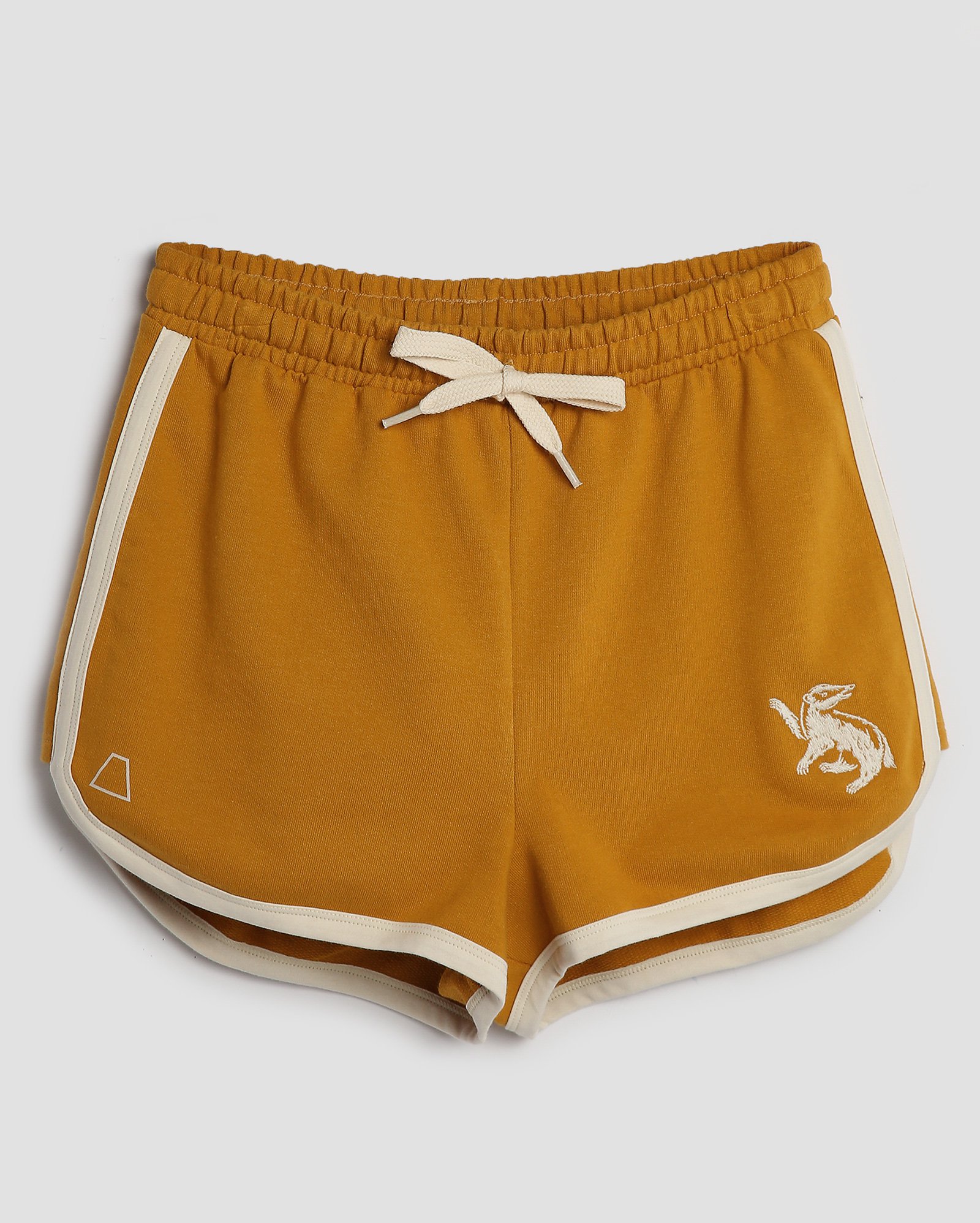 Short de moletom juvenil boxer Casas Harry Potter - Amarelo | FANLAB