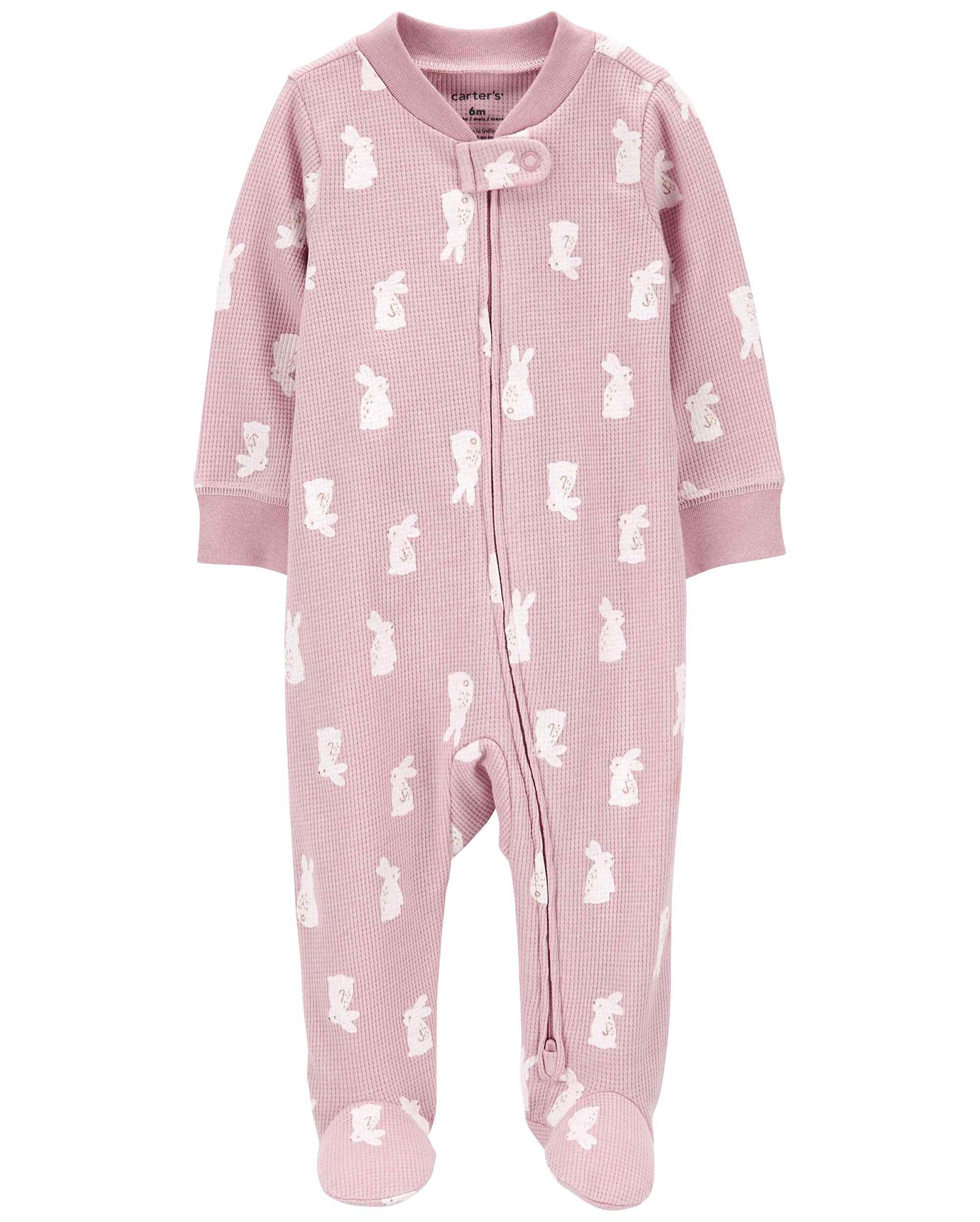 Macacão bebê texturizado coelhos rosa | Carter's