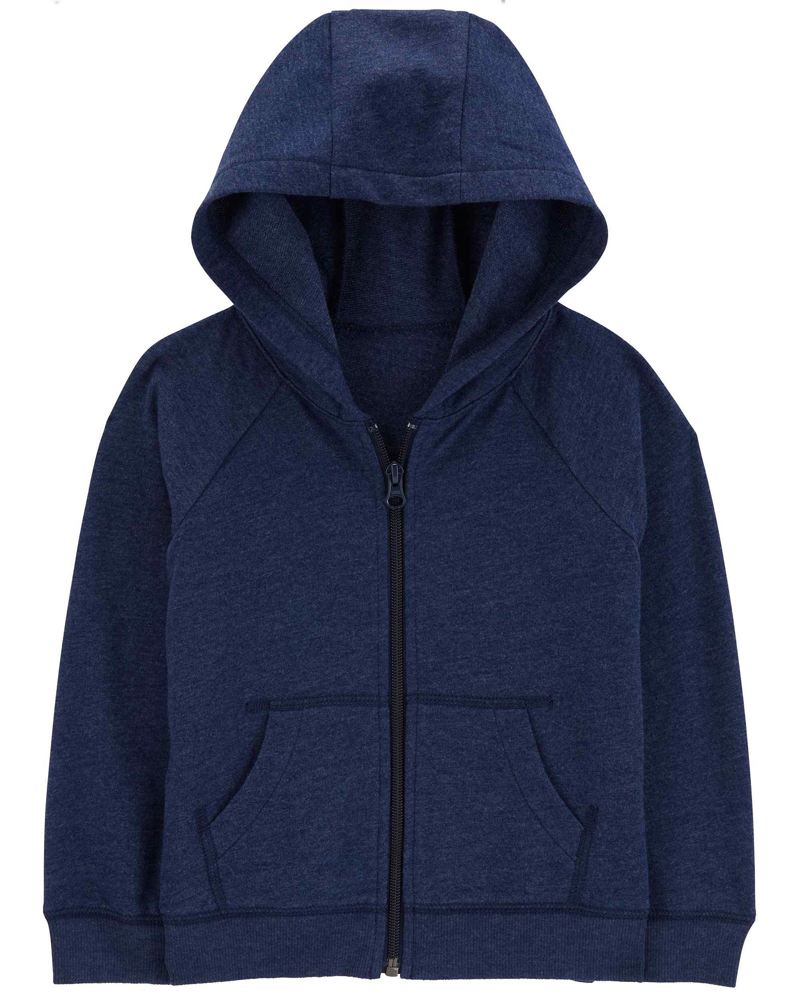Blusa de moletom infantil com capuz azul | Carter's
