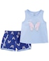 Conjunto curto infantil 2 peças borboleta azul | Carter's