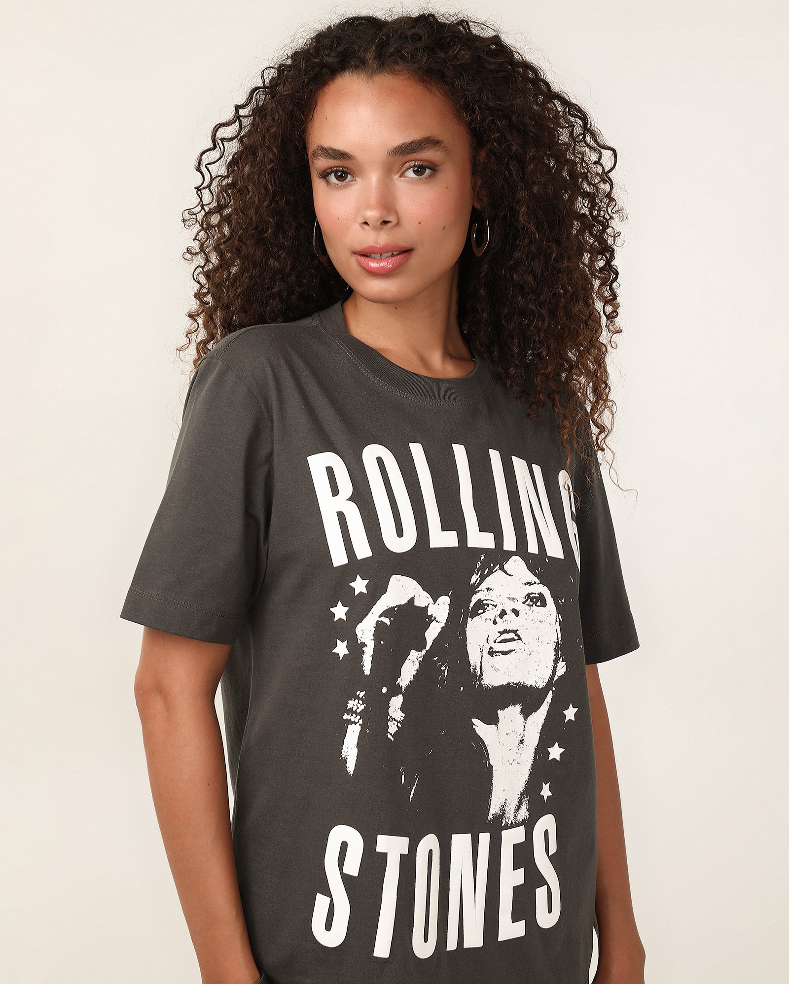 Camiseta Vintage De Los 80 De Los Rolling Stones, Gira