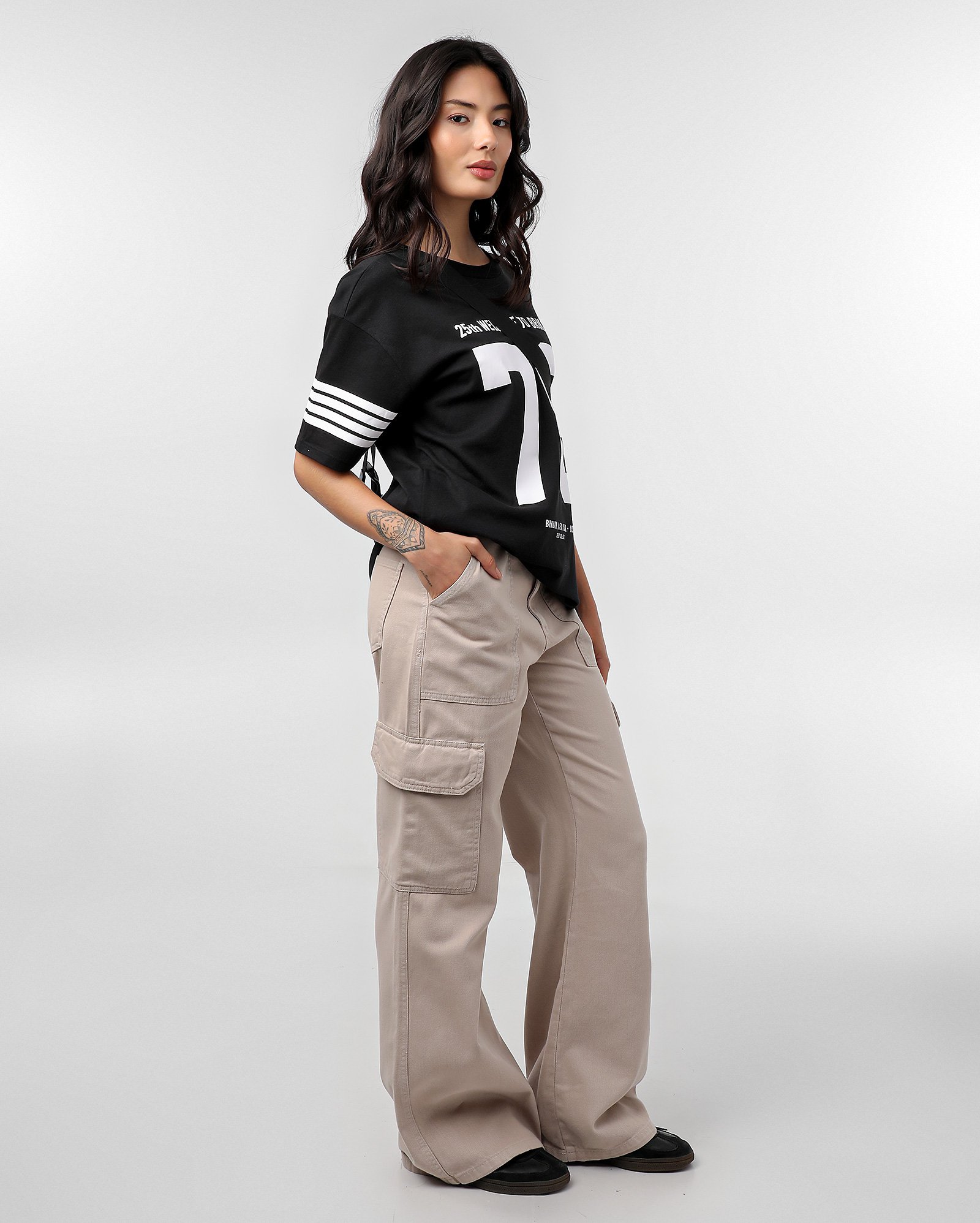 Calça Cargo CalÃ§a Militar Feminina Larga Calça Jogger Camuflada