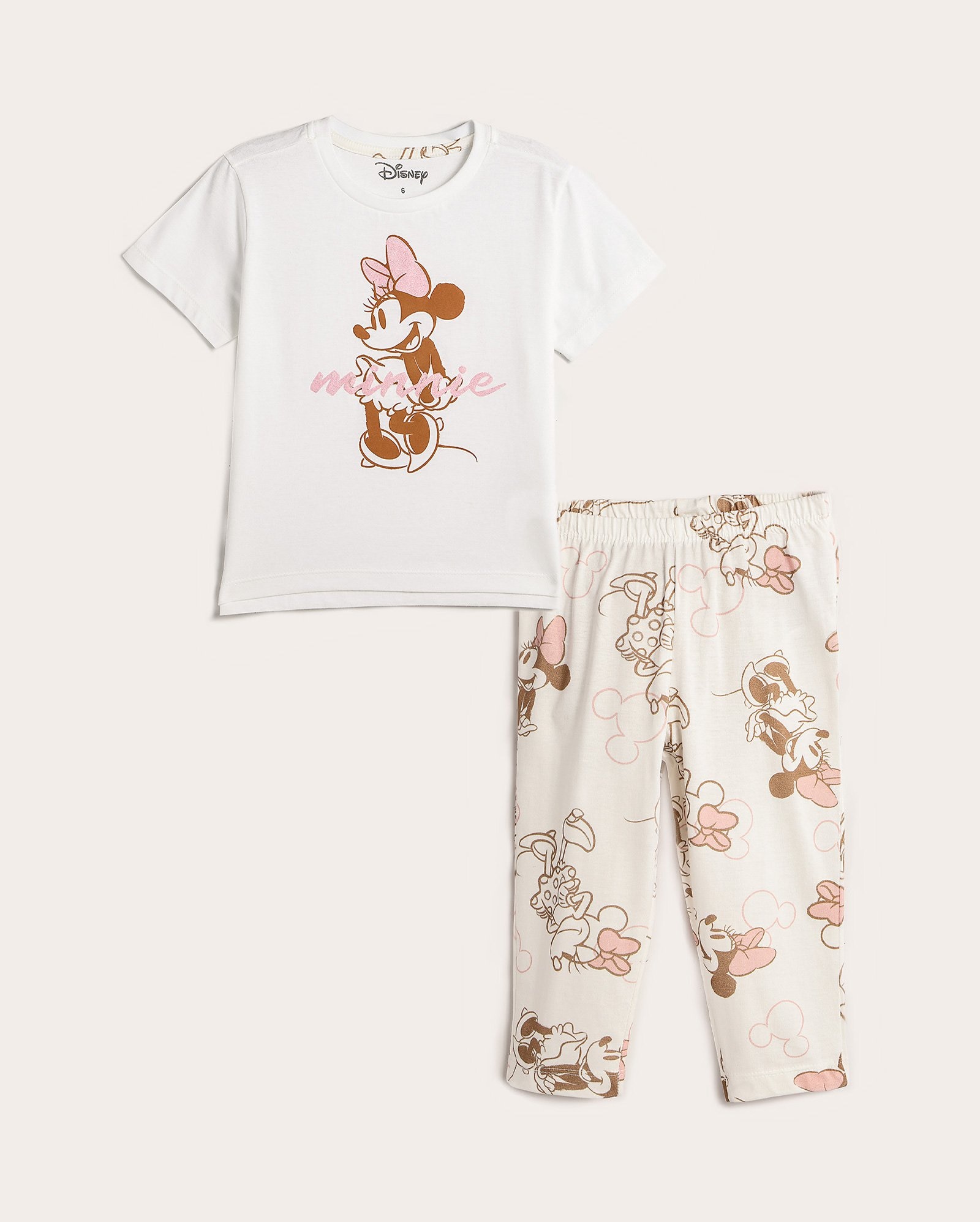 Pijama longo infantil Minnie Mouse 2-6A multicor | Disney