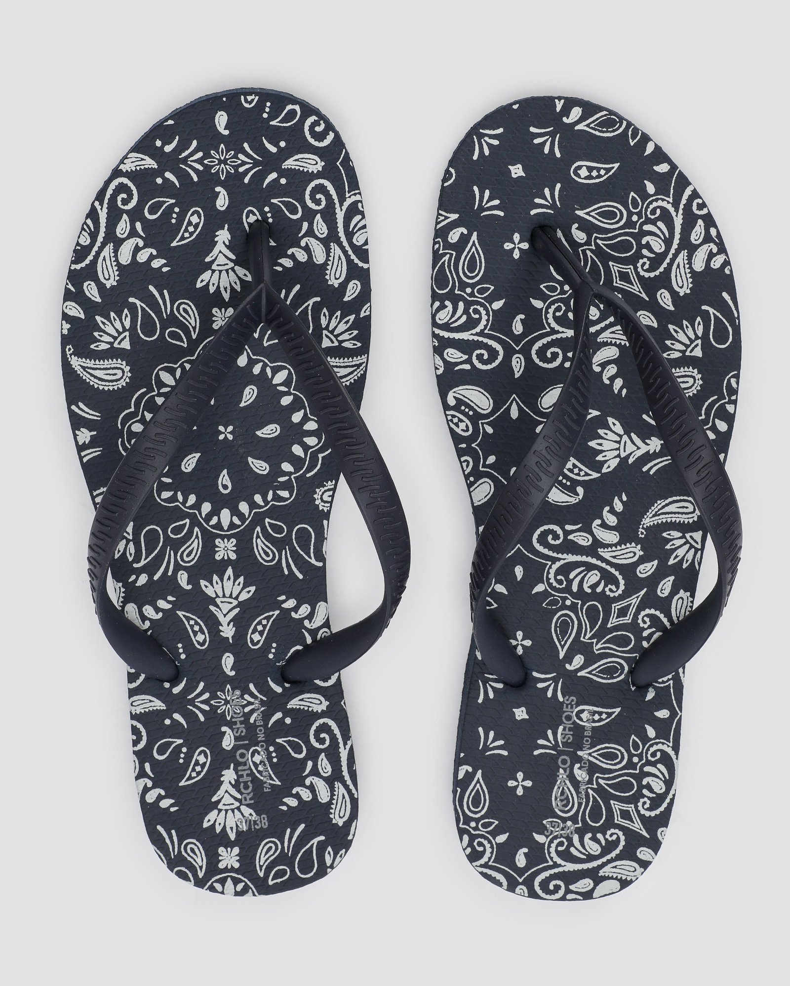 Chinelo feminino bandana azul | Riachuelo