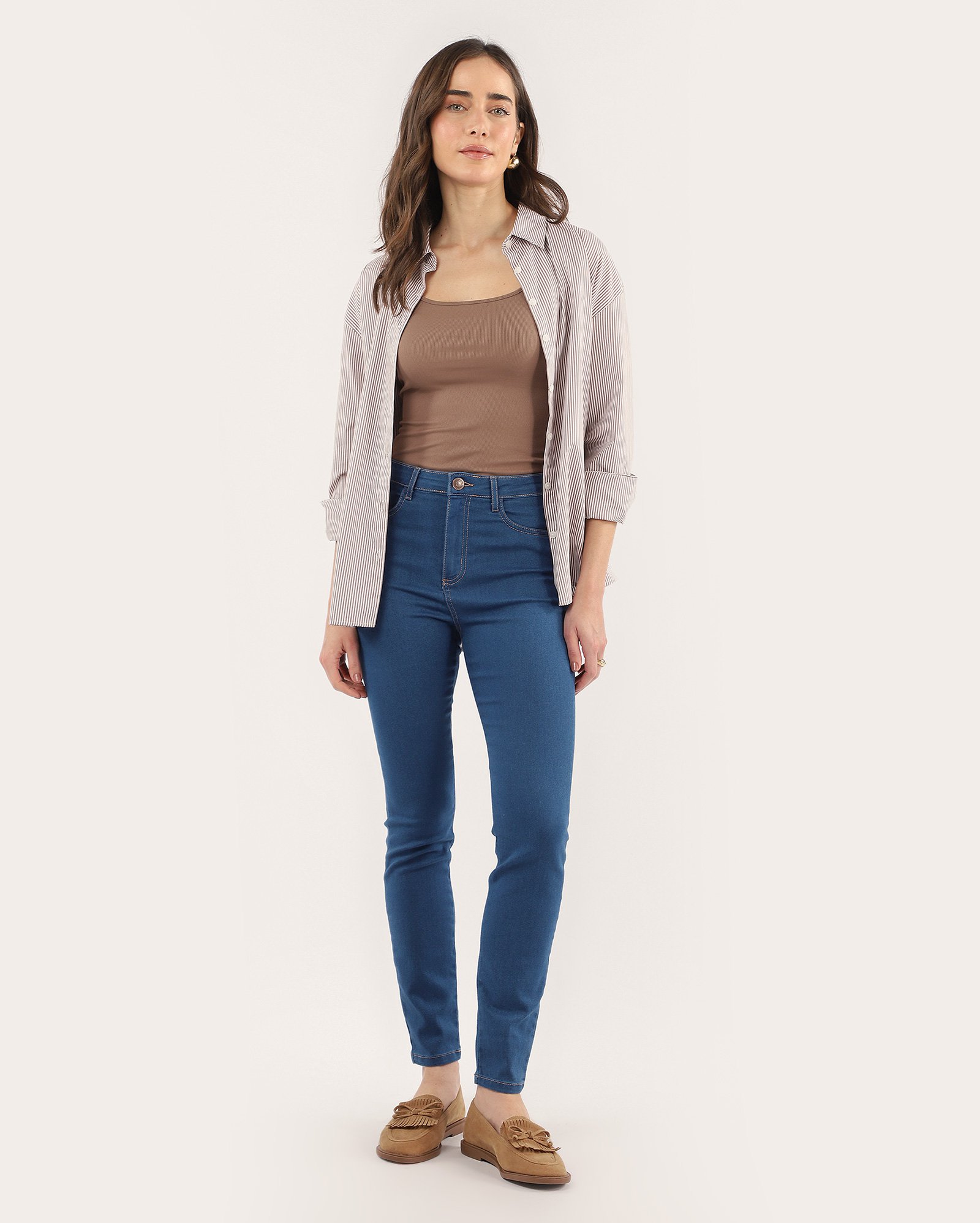 Calça jeans feminina skinny cintura alta | Pool Jeans
