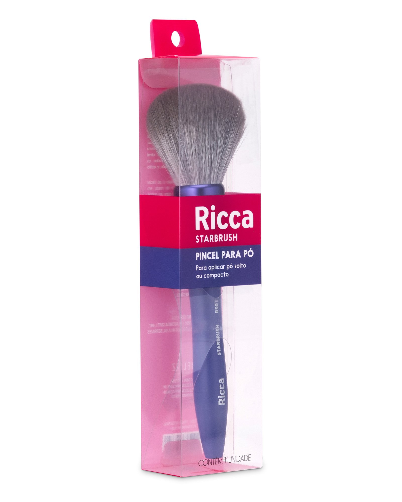 Pincel para aplicar pó solto ou compacto Starbrush RS01 azul | Ricca