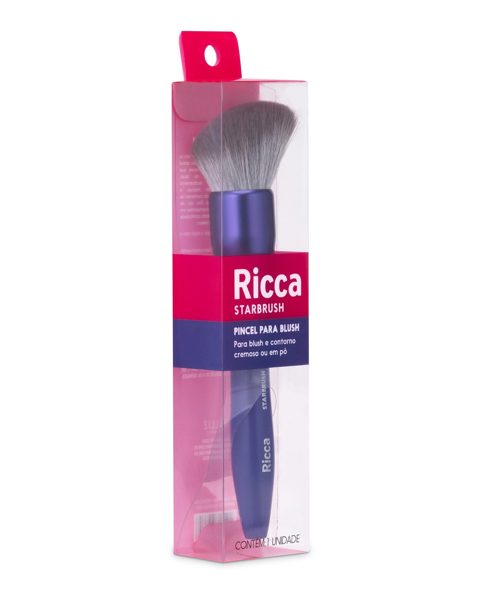 Pincel para blush chanfrado Starbrush RS02 azul | Ricca