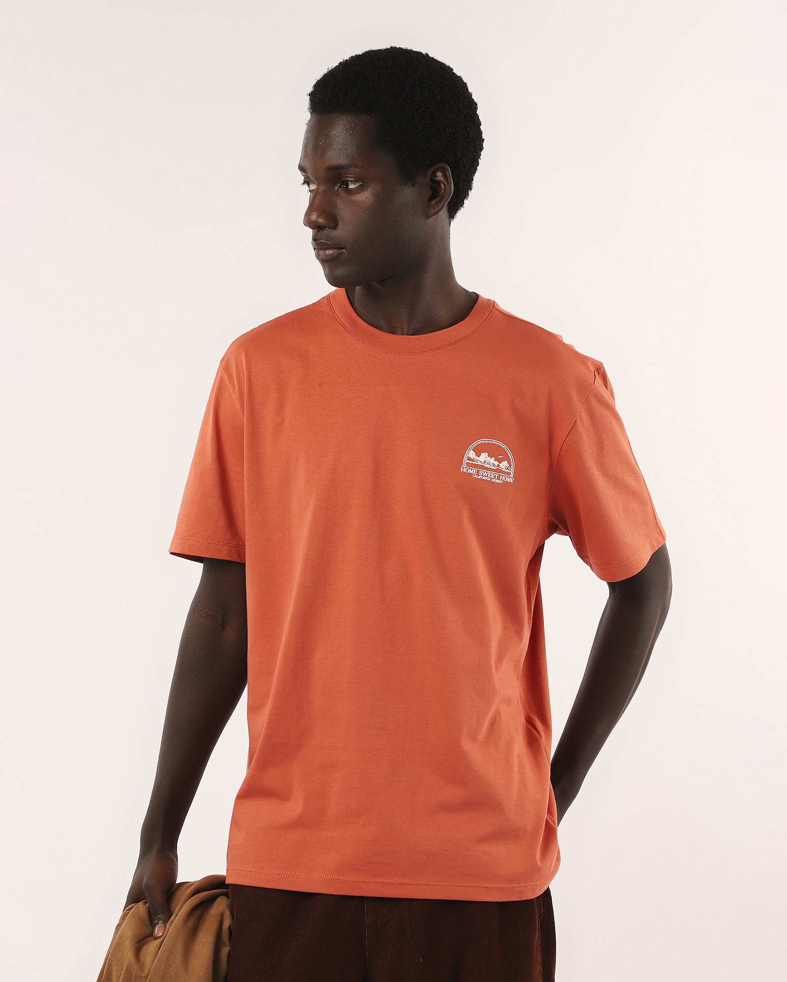 Camiseta masculina regular home sweet home laranja | Pool
