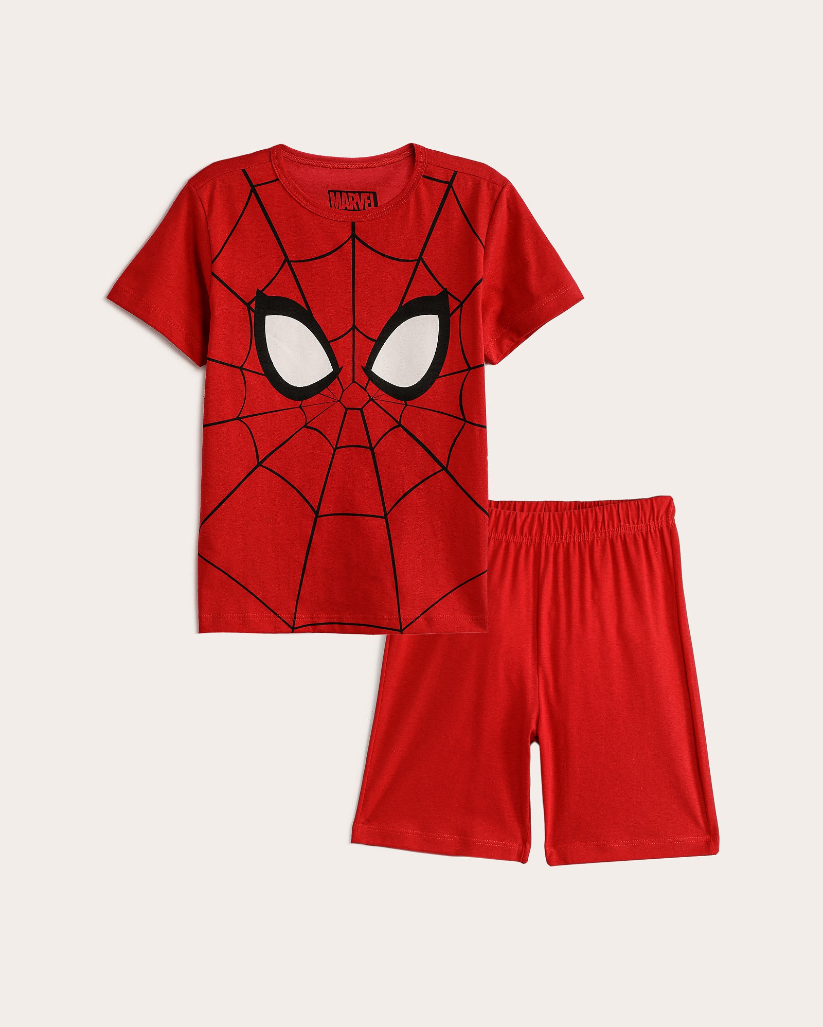 Pijama curto infantojuvenil Homem-Aranha 2-12A vermelho | Marvel