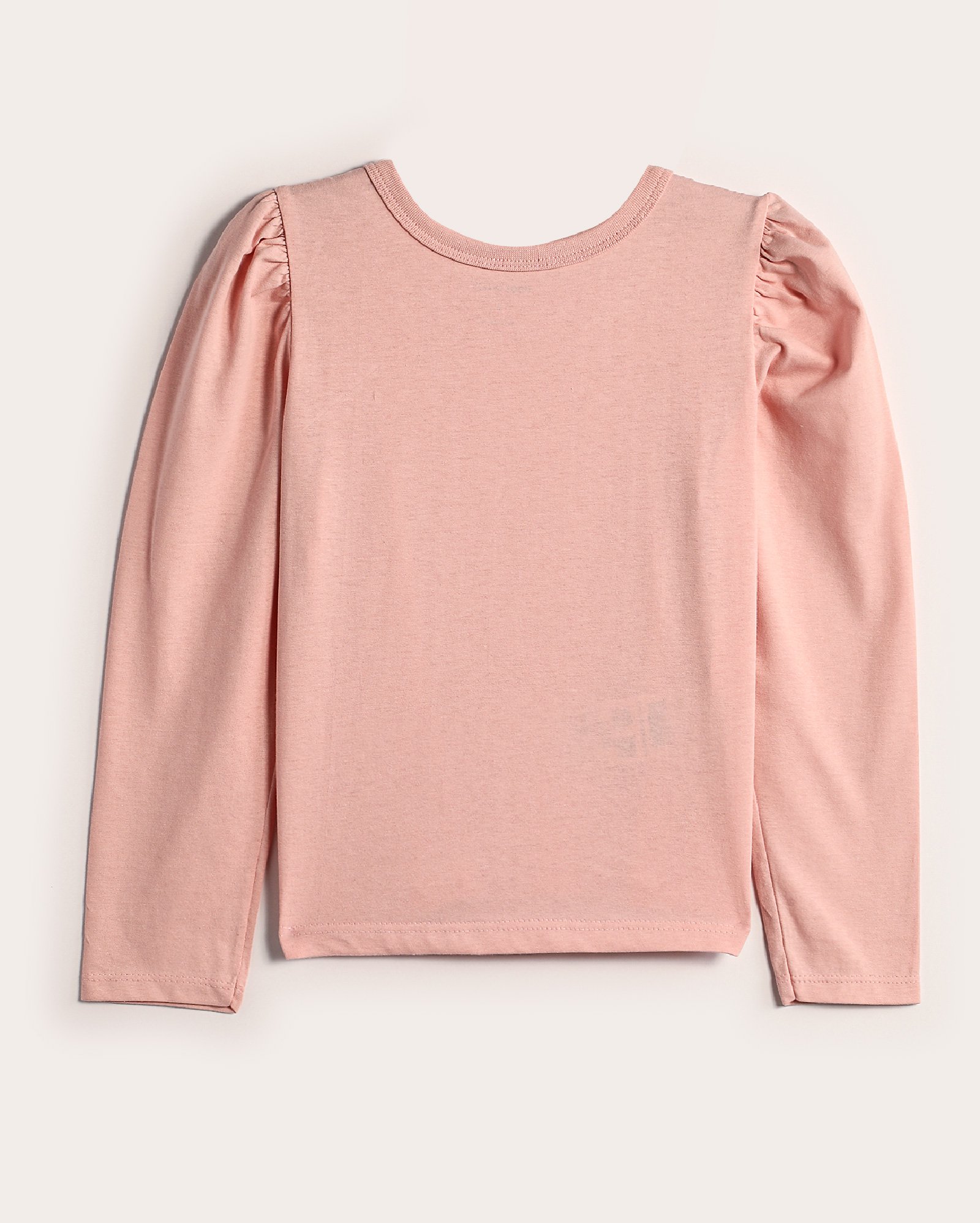 Blusa infantil manga longa bufante Beatriz 4-10A - Rosa Claro | Pool Kids