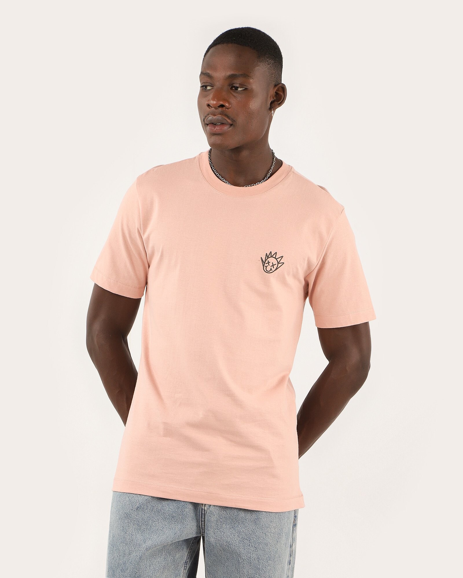 Camiseta masculina regular pop-punkrage rosa | Pool