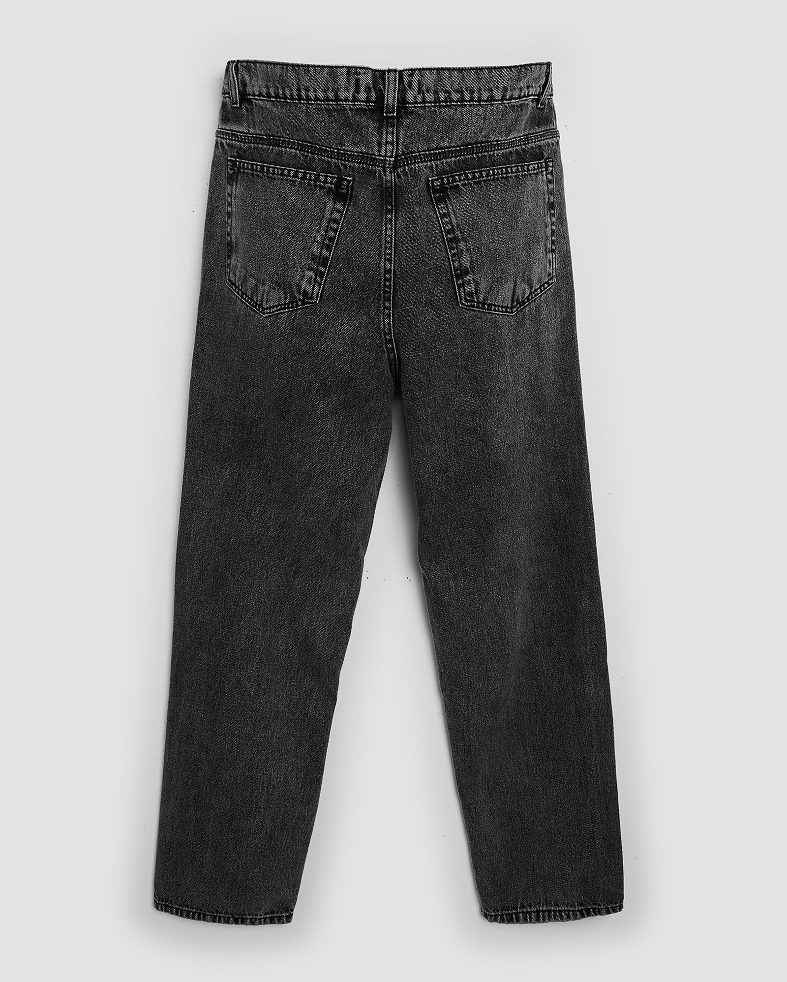 Calça jeans juvenil loose estonada denim médio - Jeans Black Escuro | Pool