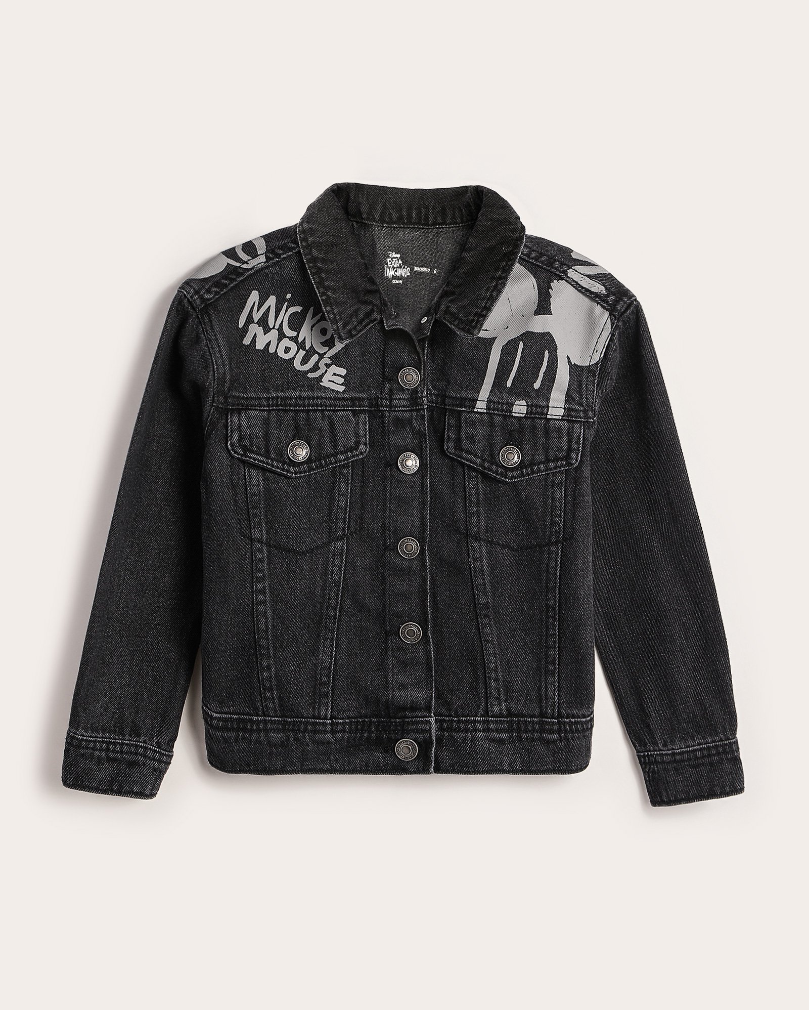 Jaqueta black jeans infantil oversized Extraimaginário 6-14A | Disney