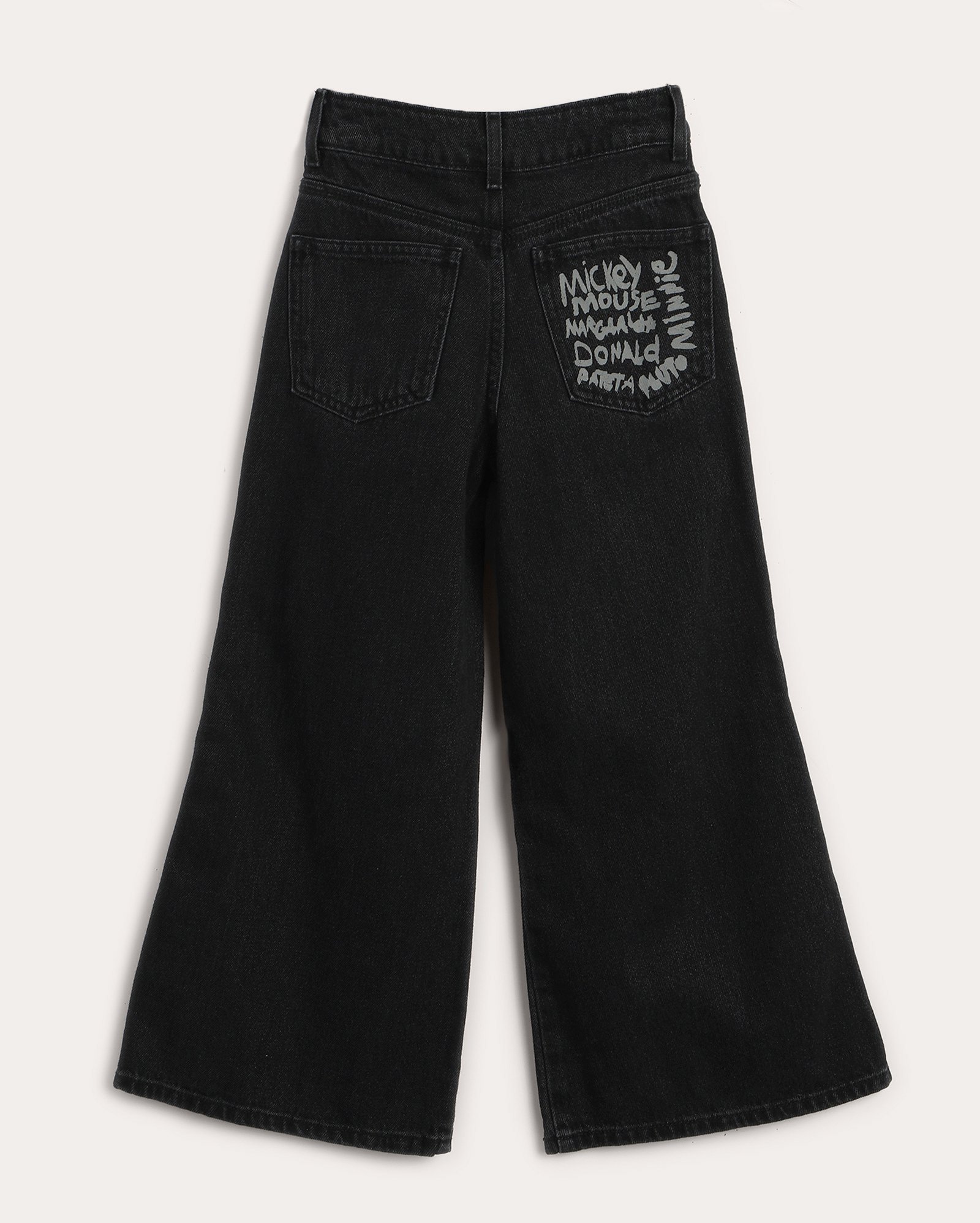 Calça black jeans infantojuvenil wide leg Extraimaginário Minnie 6-14A | Disney