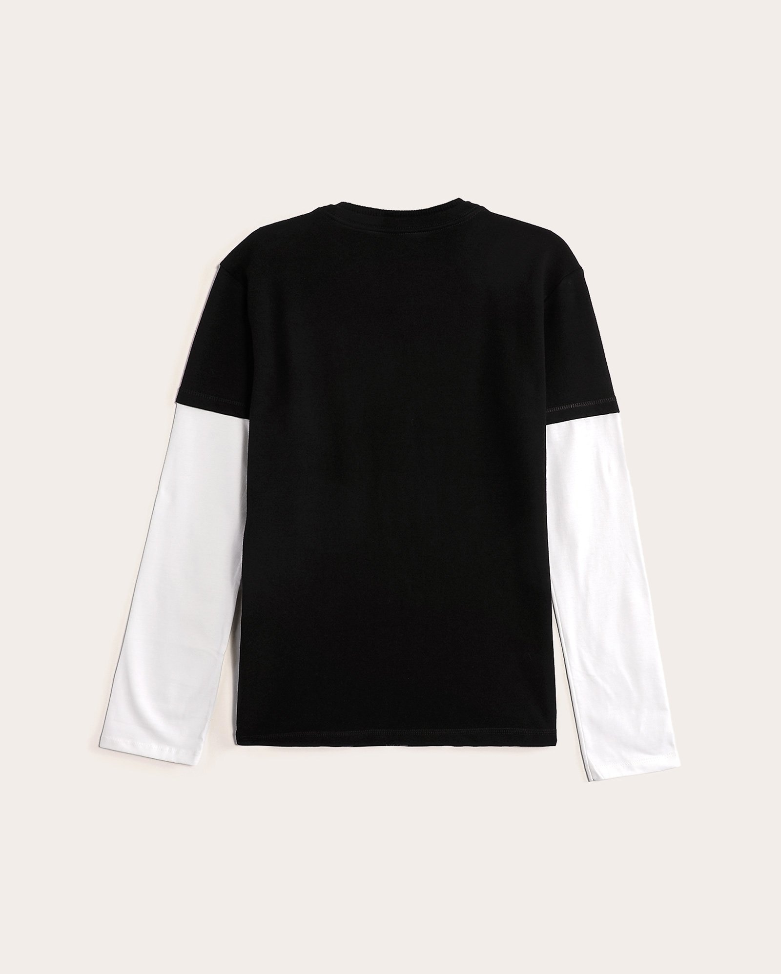 Camiseta juvenil manga longa personagens anime preta | One Piece