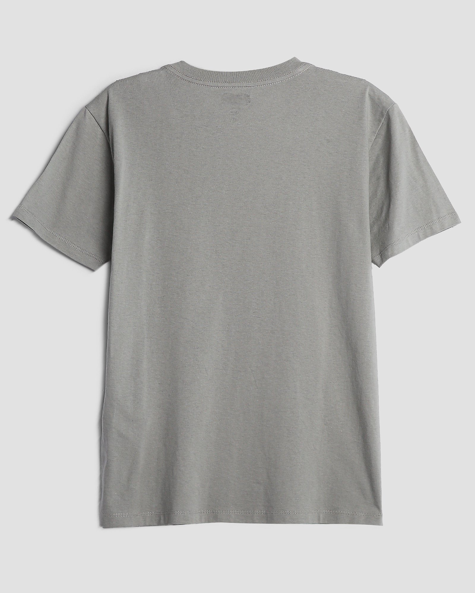 Camiseta juvenil regular Naruto mescla cinza | FANLAB