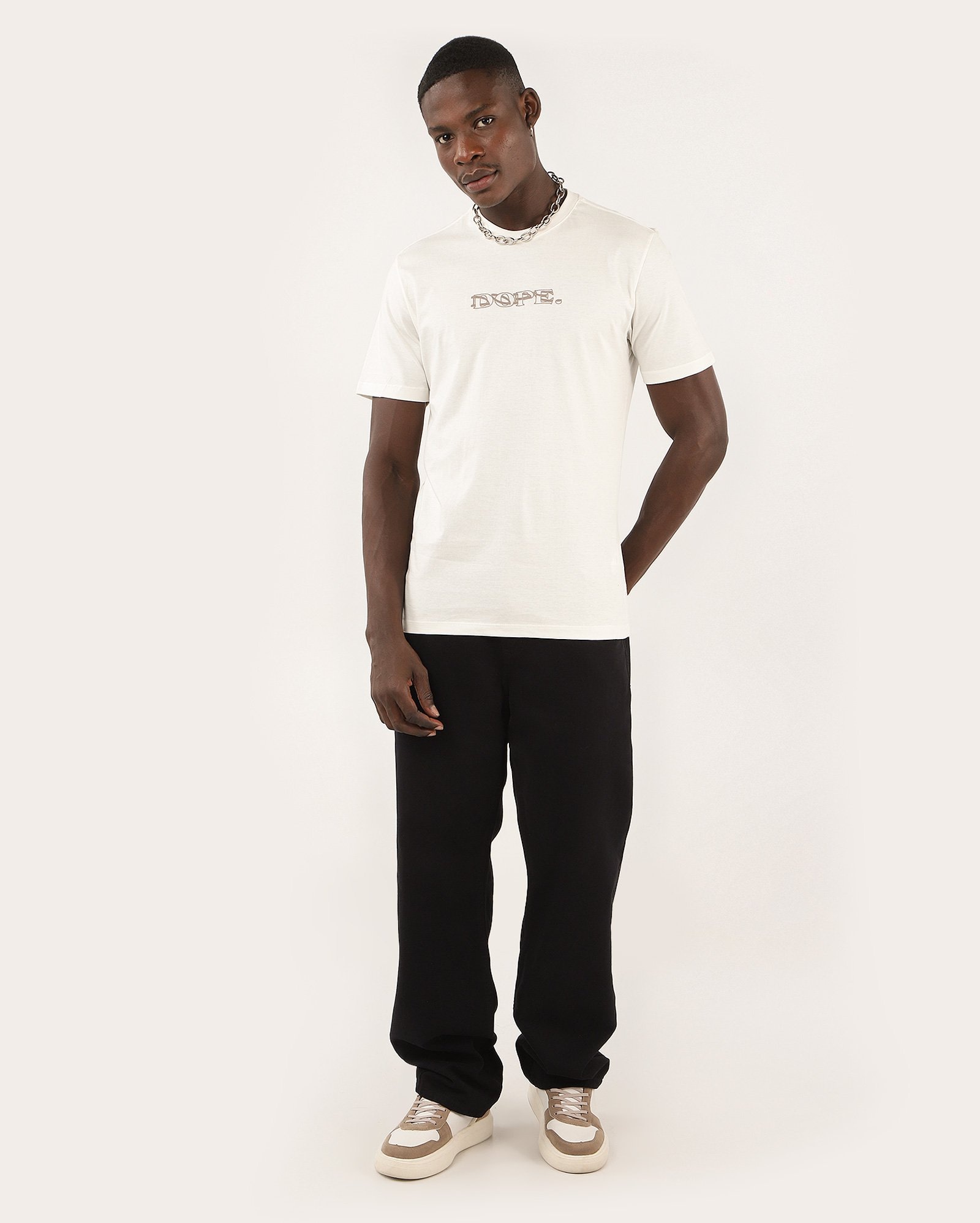 Camiseta masculina regular dope branca | Pool