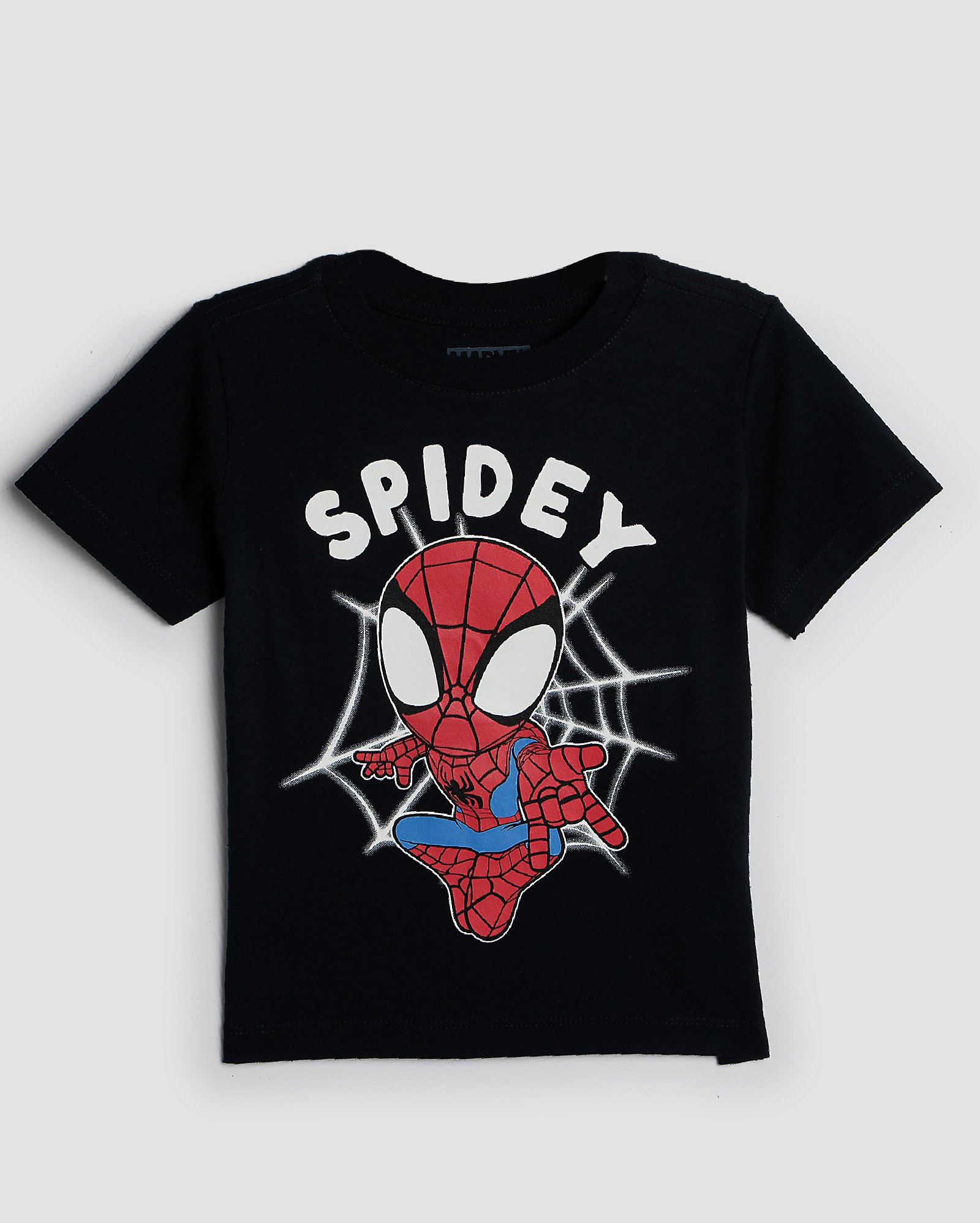 Camiseta infantil regular Spidey 1-4A azul - Azul Escuro | Marvel