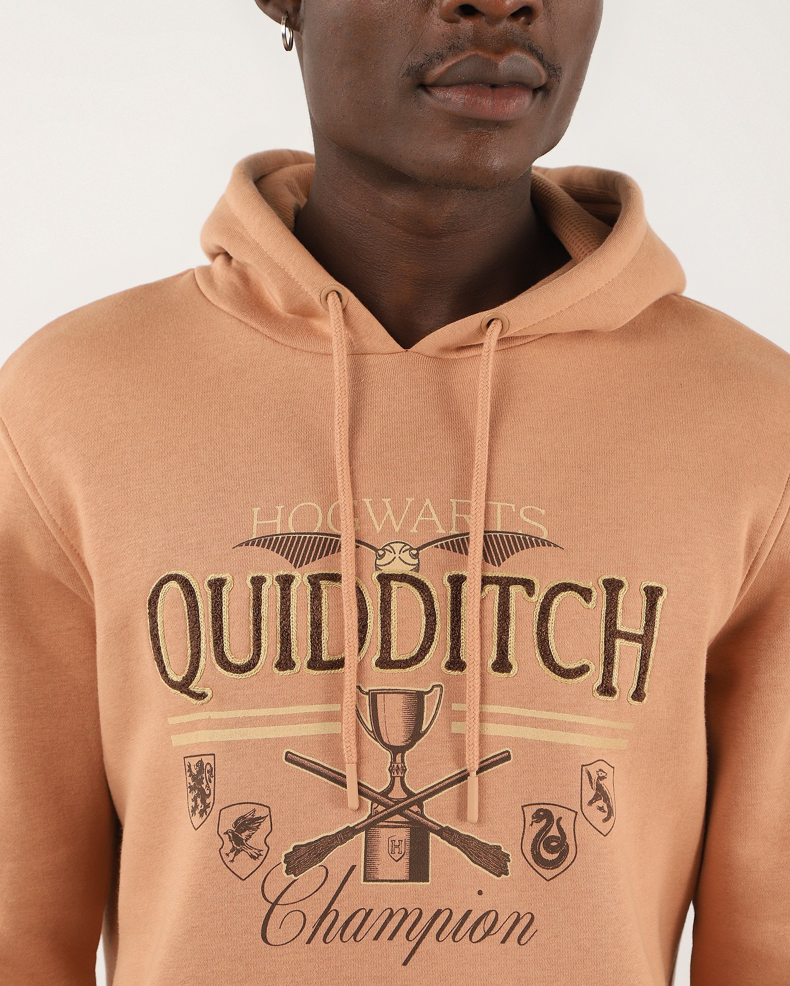 Blusa de moletom masculina Harry Potter marrom | FANLAB