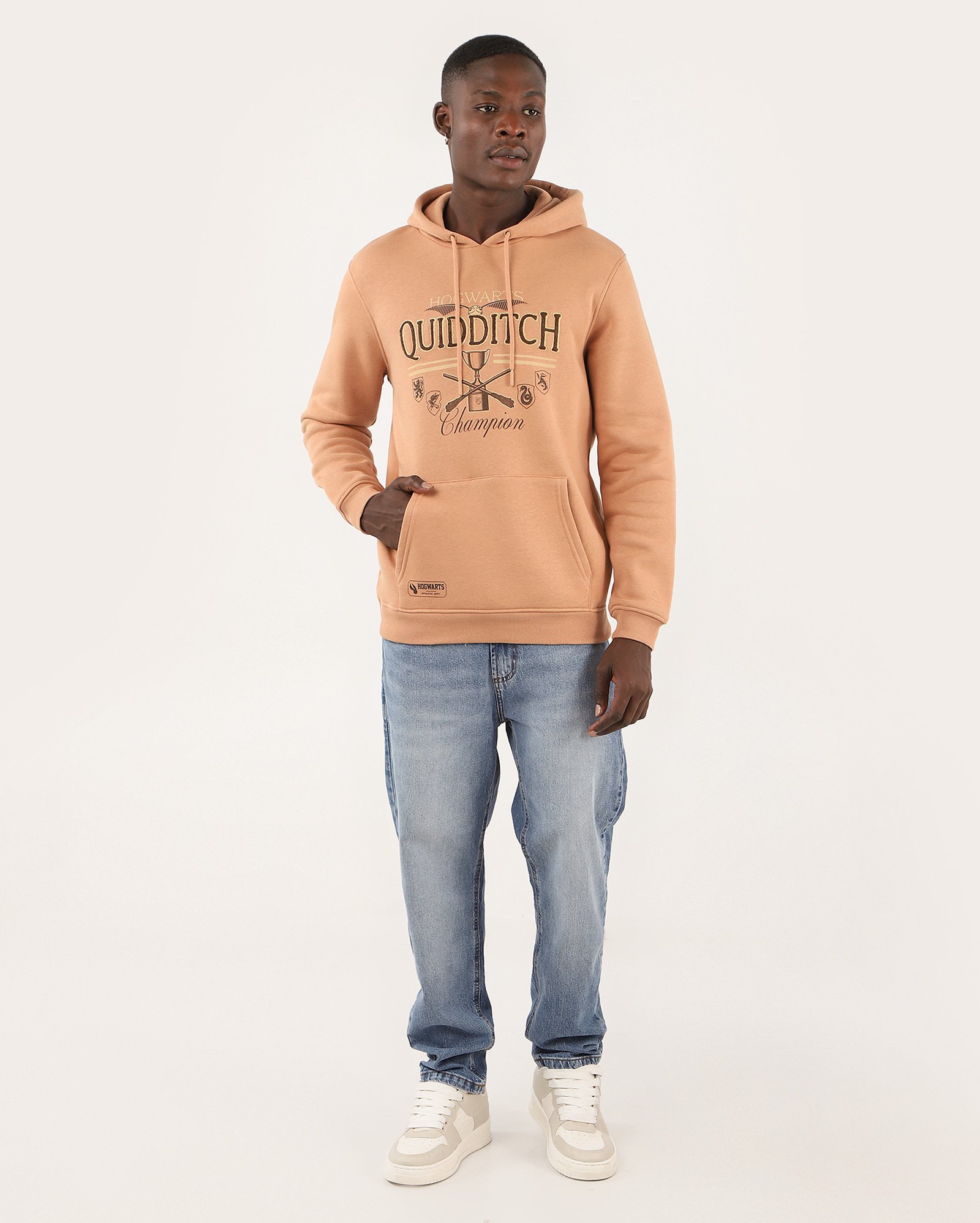 Blusa de moletom masculina Harry Potter marrom | FANLAB
