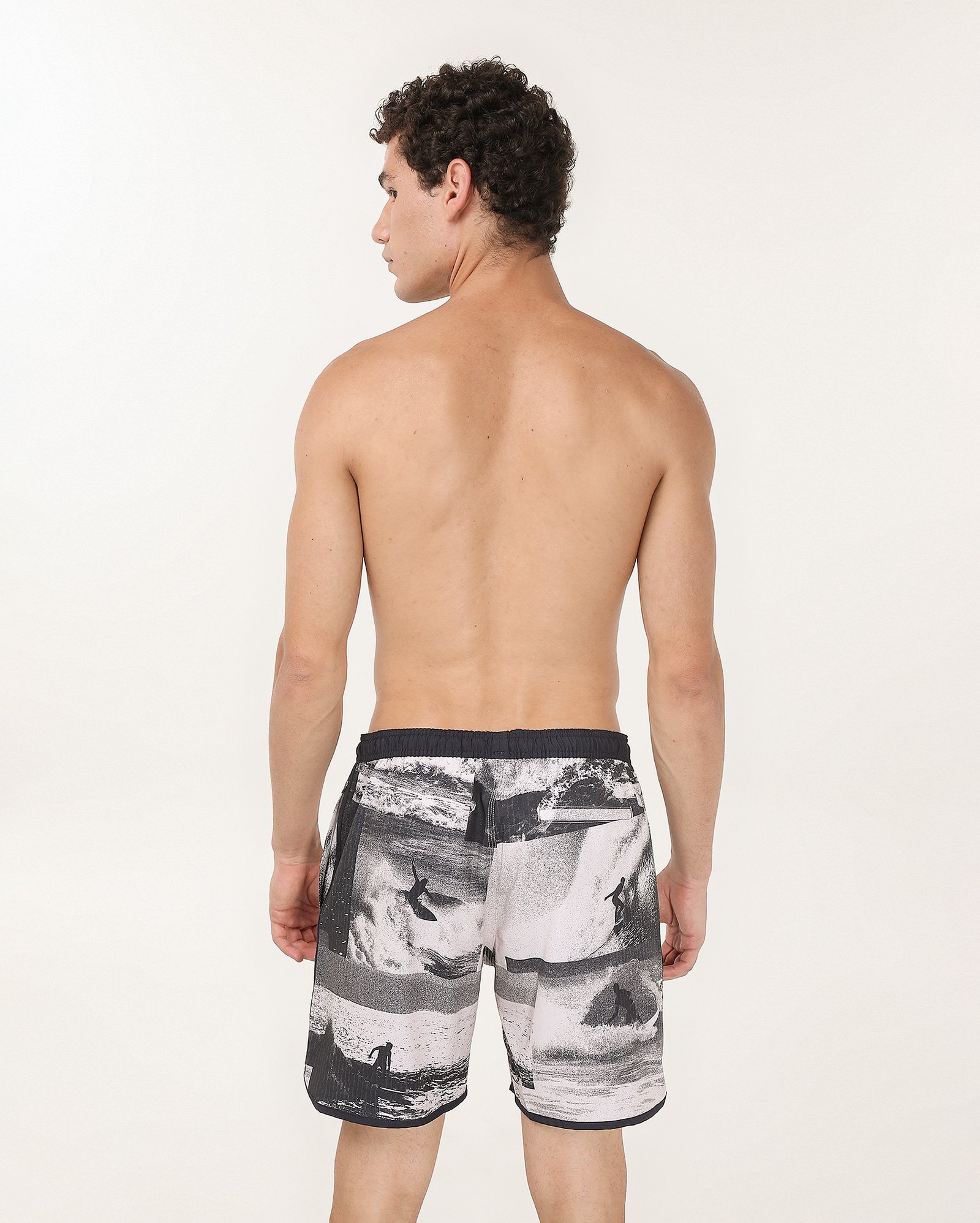 Short água masculino cós elástico surfista azul | Pool