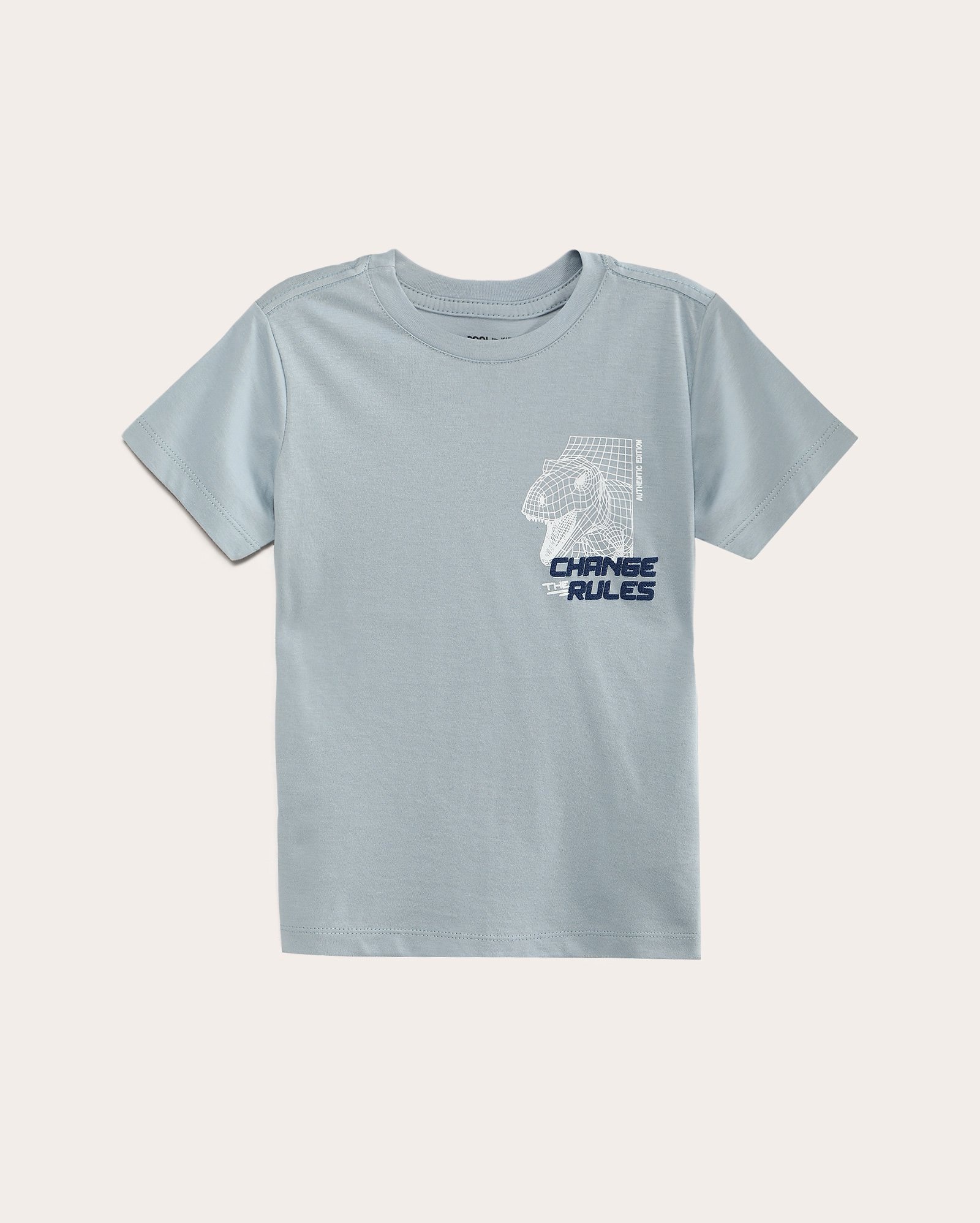 Camiseta infantil dinossauro 4-10A azul