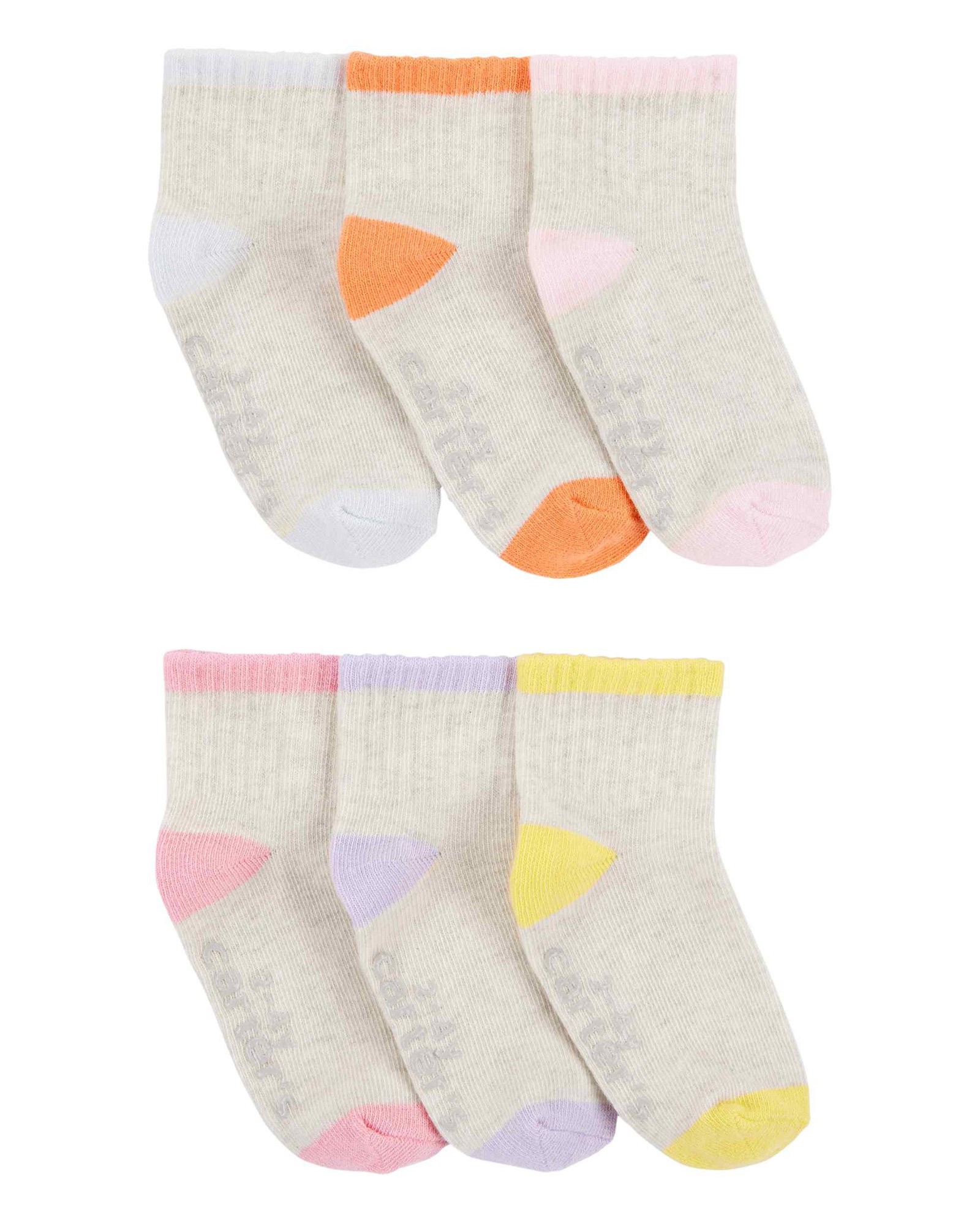 Kit meia infantil 6 pares mescla multicor | Carter's