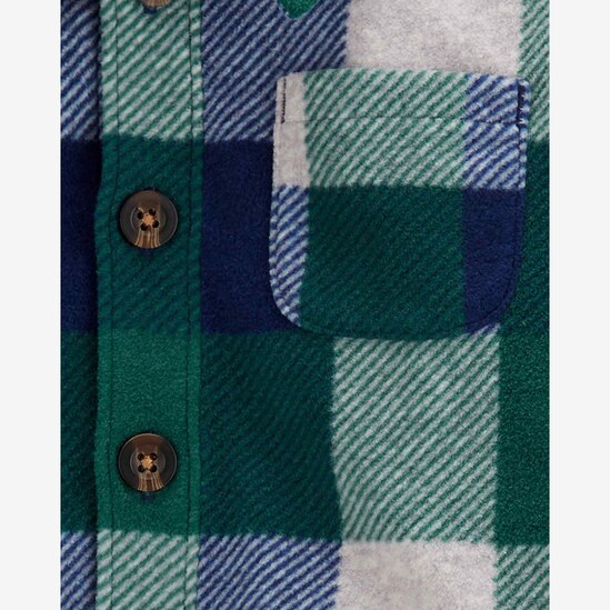 Conjunto longo bebê 3 peças xadrez moletom multicor | Carter's