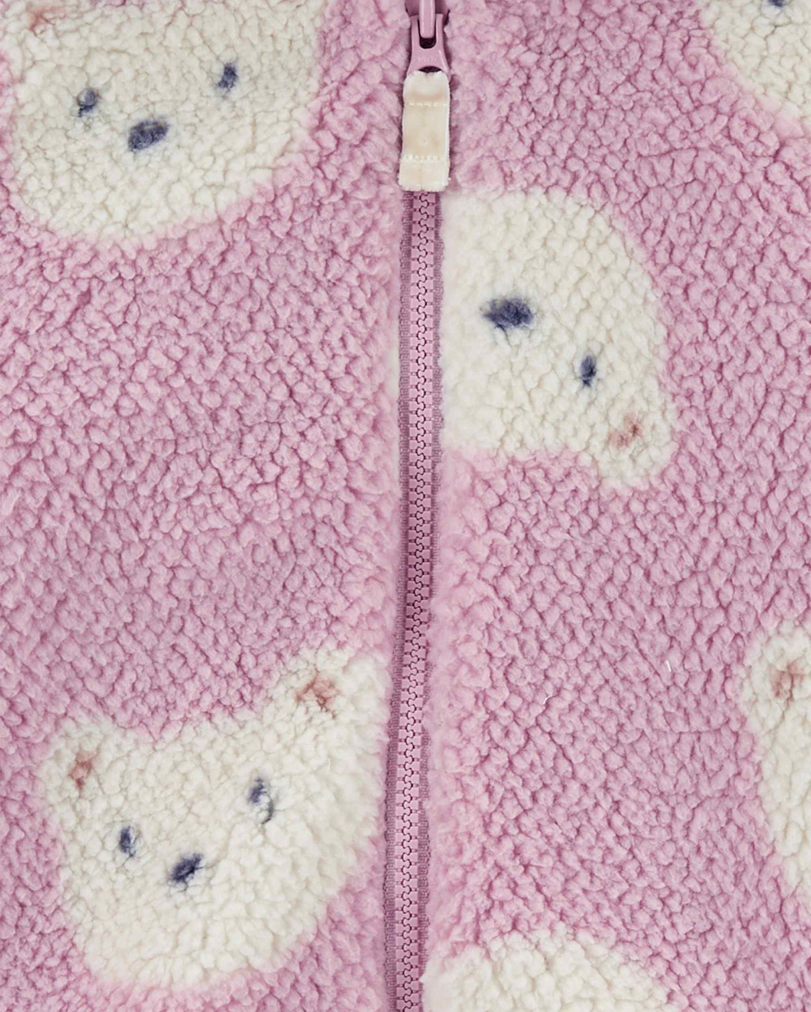 Conjunto longo bebê 3 peças sherpa capuz bichinho multicor | Carter's