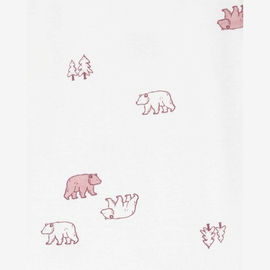 Conjunto longo bebê 3 peças sherpa capuz ursos multicor | Carter's