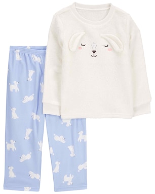 Pijama longo infantil 2 peças de fleece cachorro multicor | Carter's