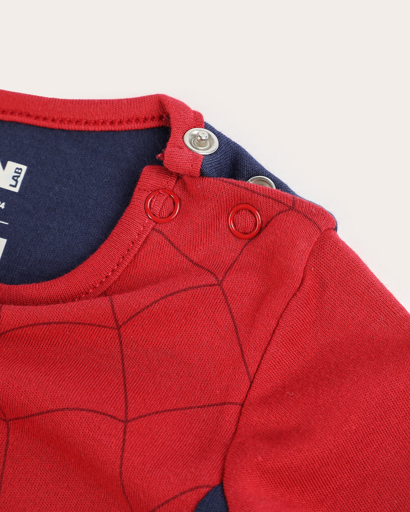 Body bebê Homem-Aranha com touca azul | FANLAB