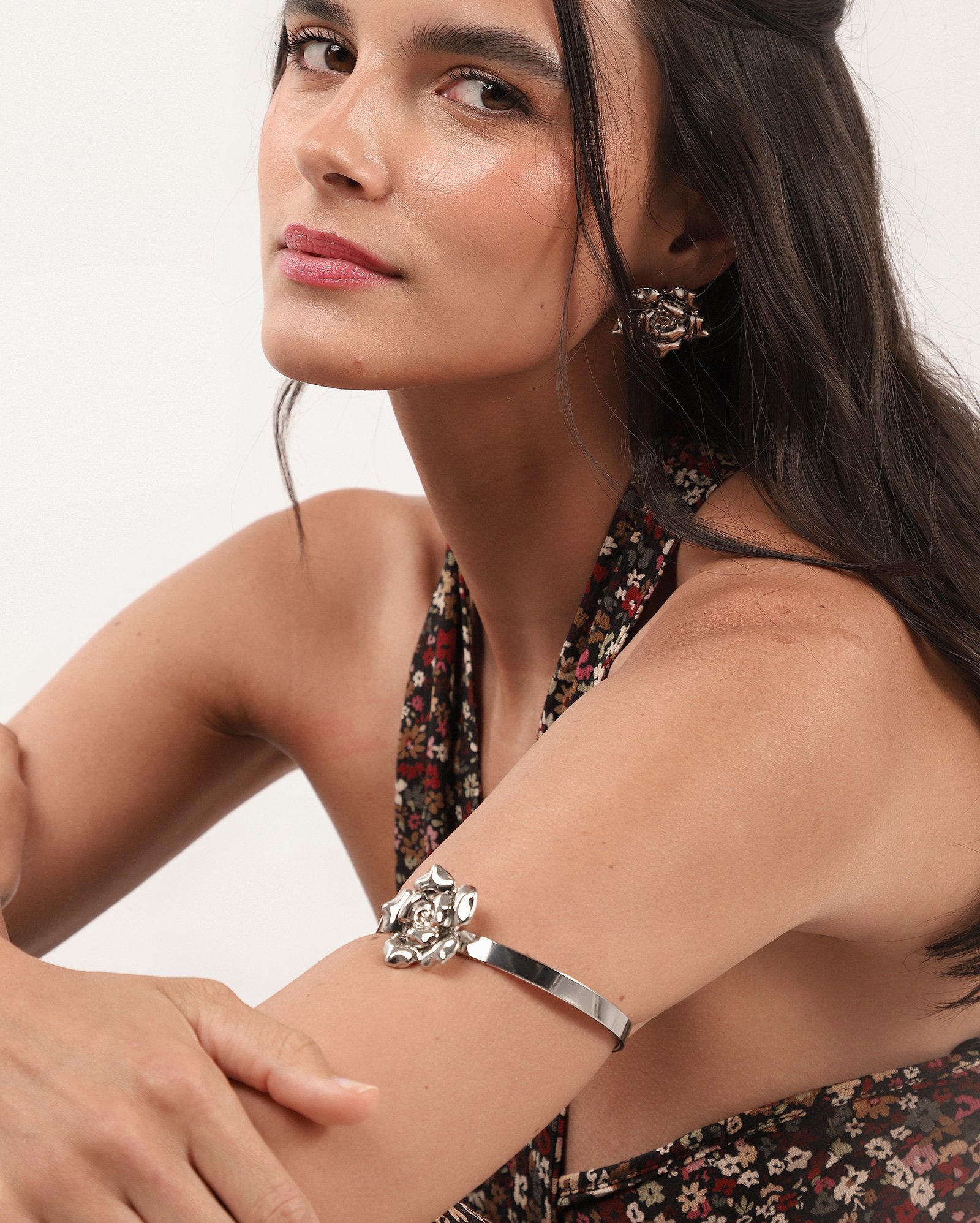 Pulseira feminina bracelete rosa prata | Accessori by Riachuelo