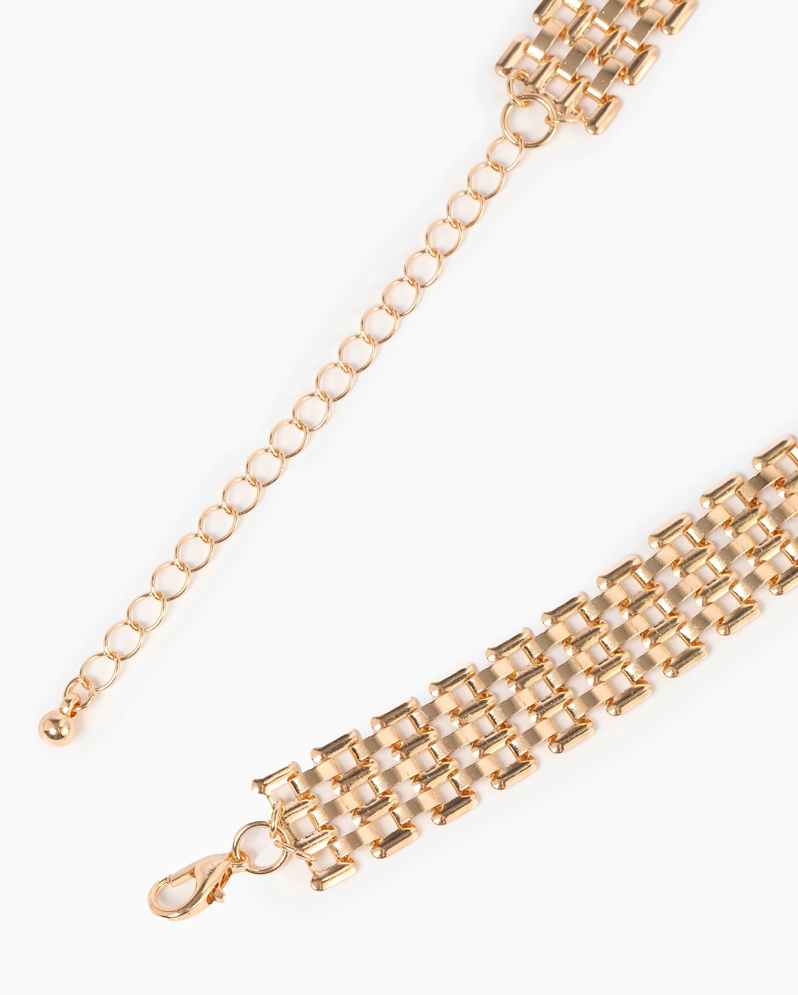 Colar feminino choker de correntes médio - Dourado | Accessori by Riachuelo