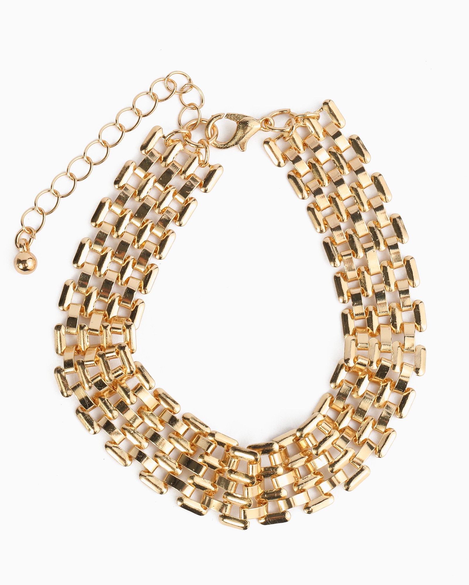 Pulseira feminina bracelete robusta dourada | Accessori by Riachuelo