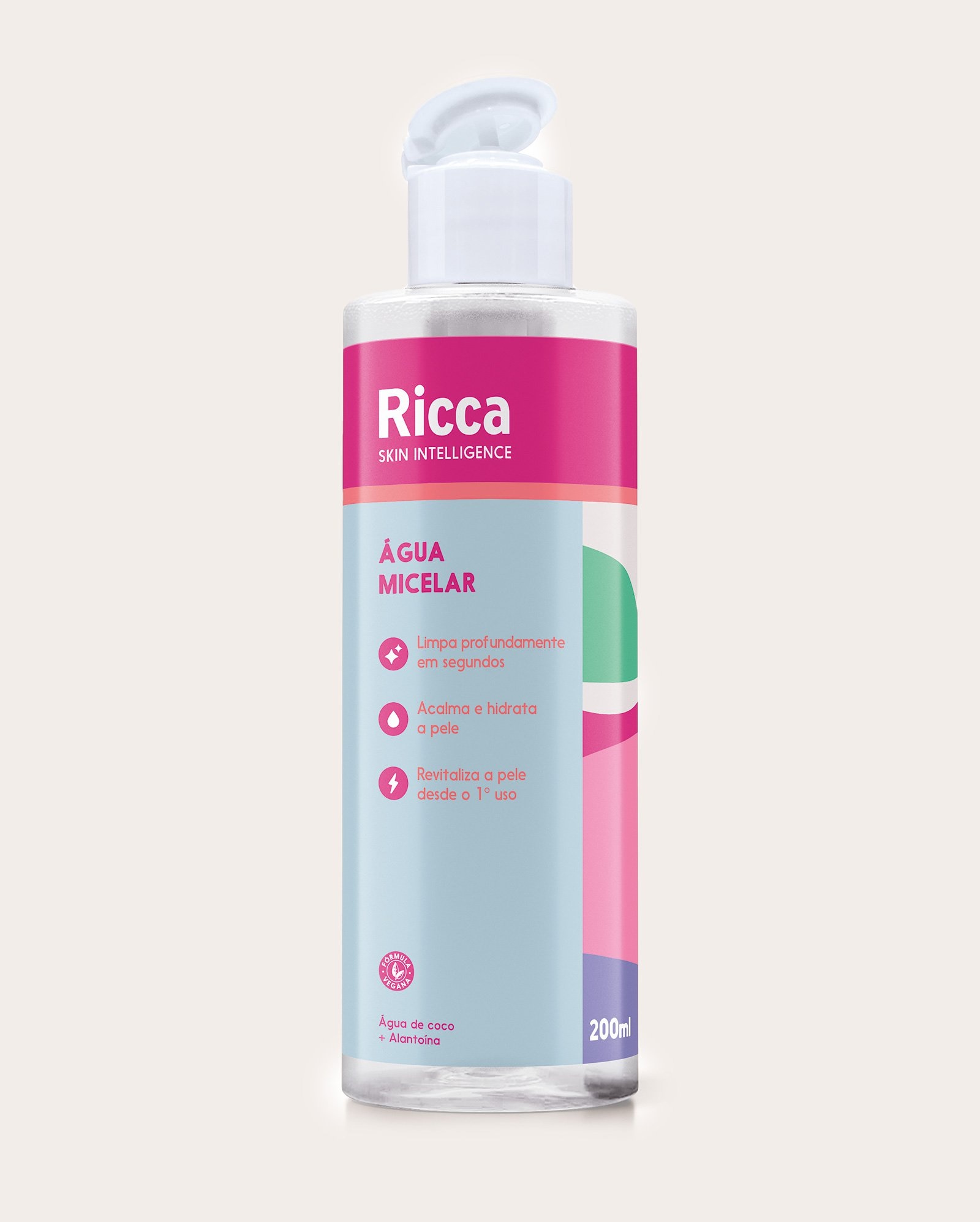 Água micelar funcional 200ml | Ricca