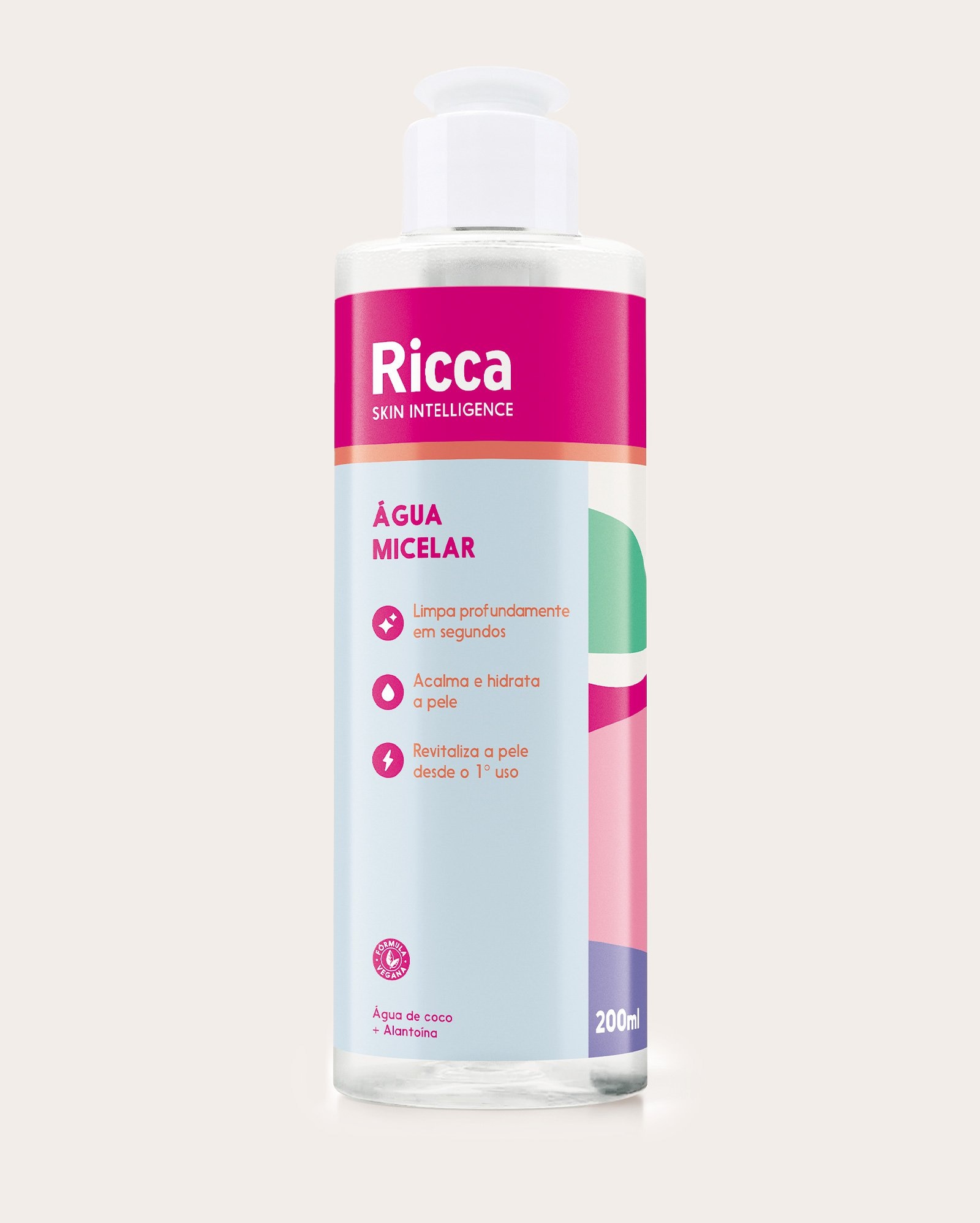 Água micelar funcional 200ml | Ricca