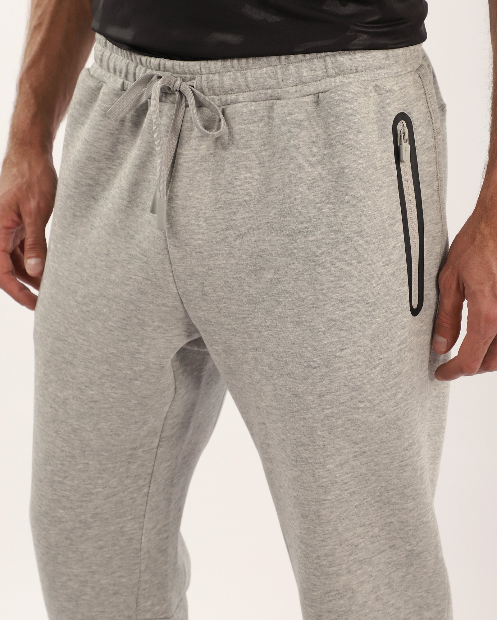 Calça de moletom esportiva masculina cinza | Body Work