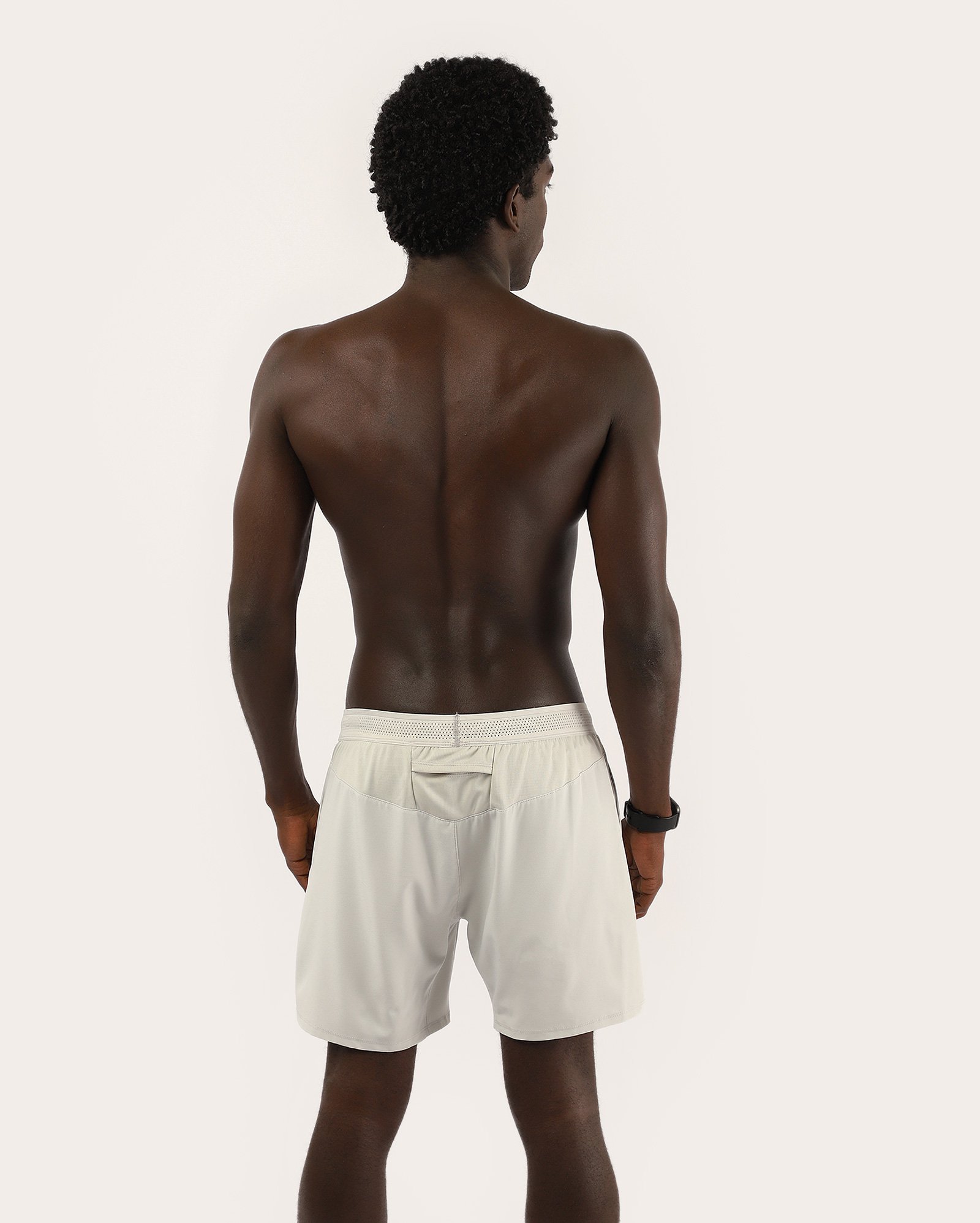 Bermuda masculina de treino cós com perfuros cinza | Body Work — foto 4