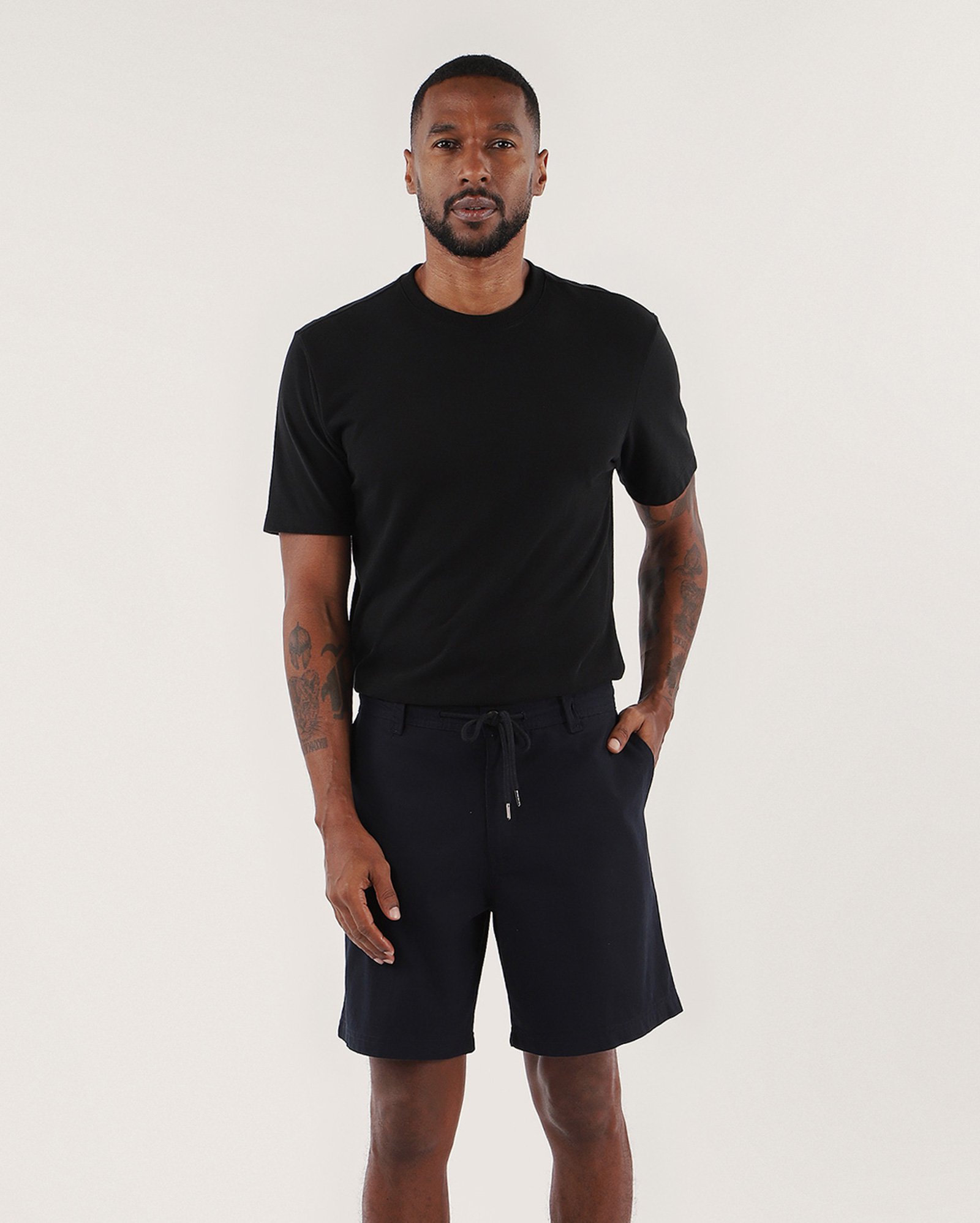 Bermuda masculina chino com cordão em viscolinho azul | Original by Riachuelo