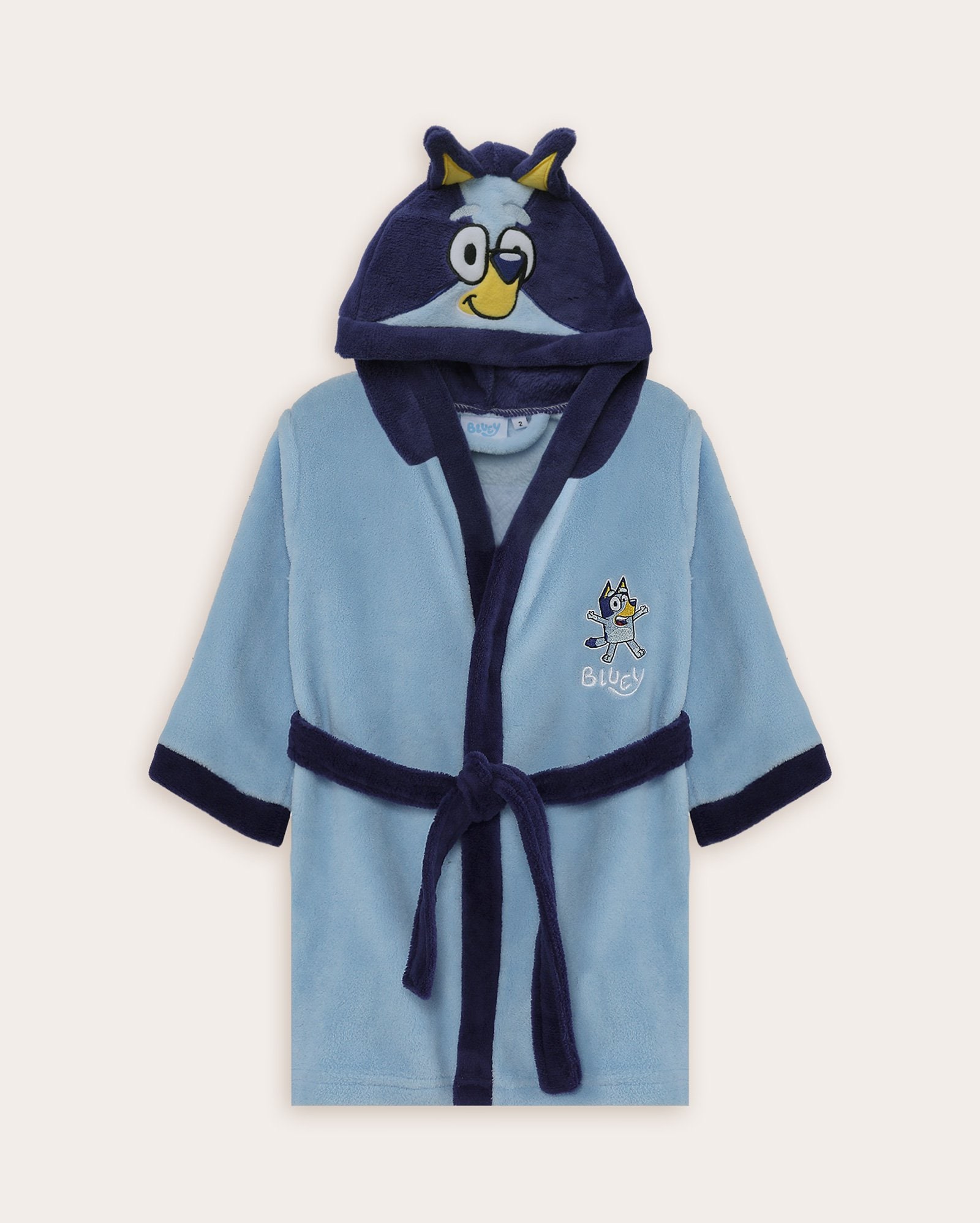 Roupão infantil Bluey em plush 2-6A - azul | BBC