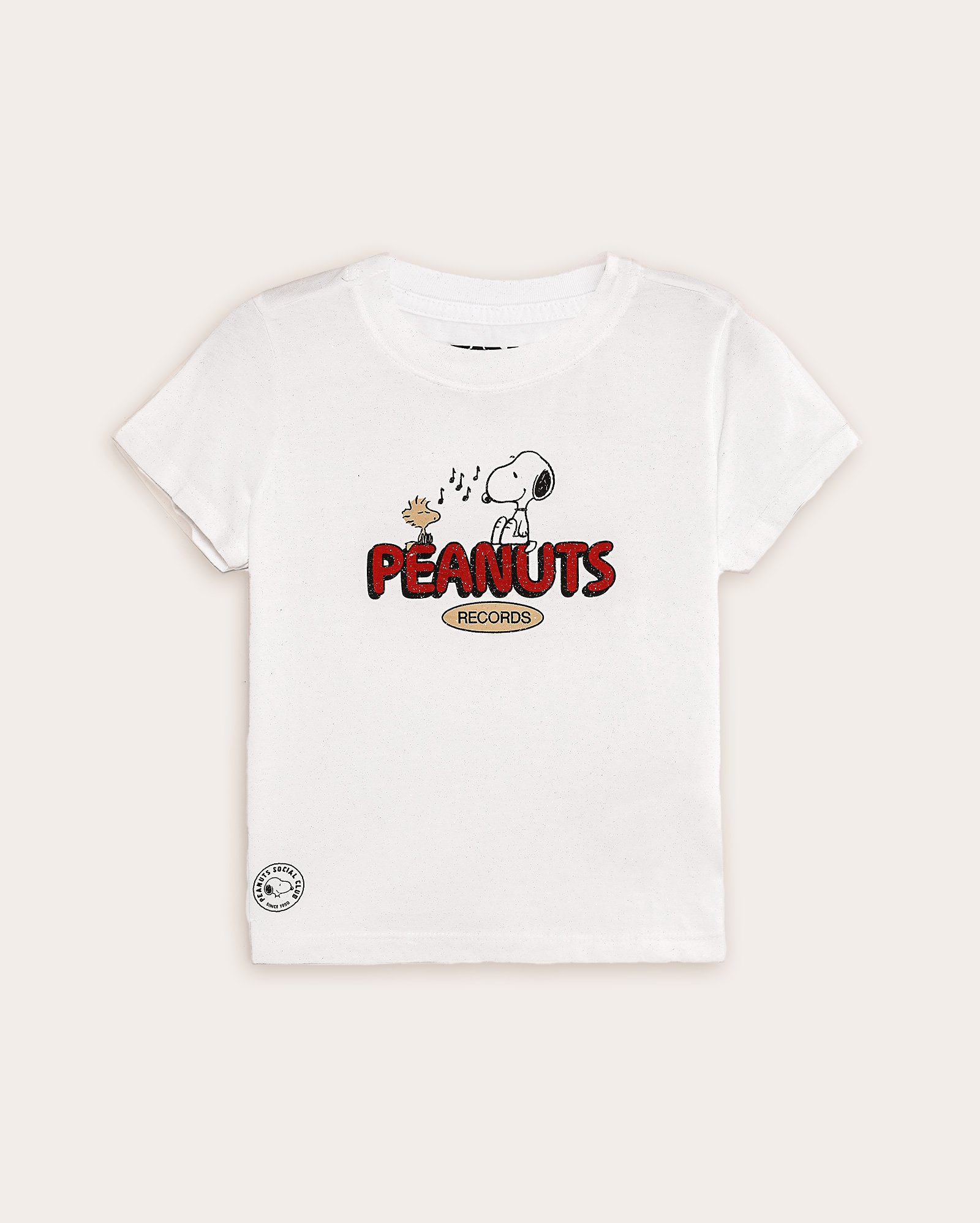 Camiseta infantil Snoopy 2-8A branca | FANLAB