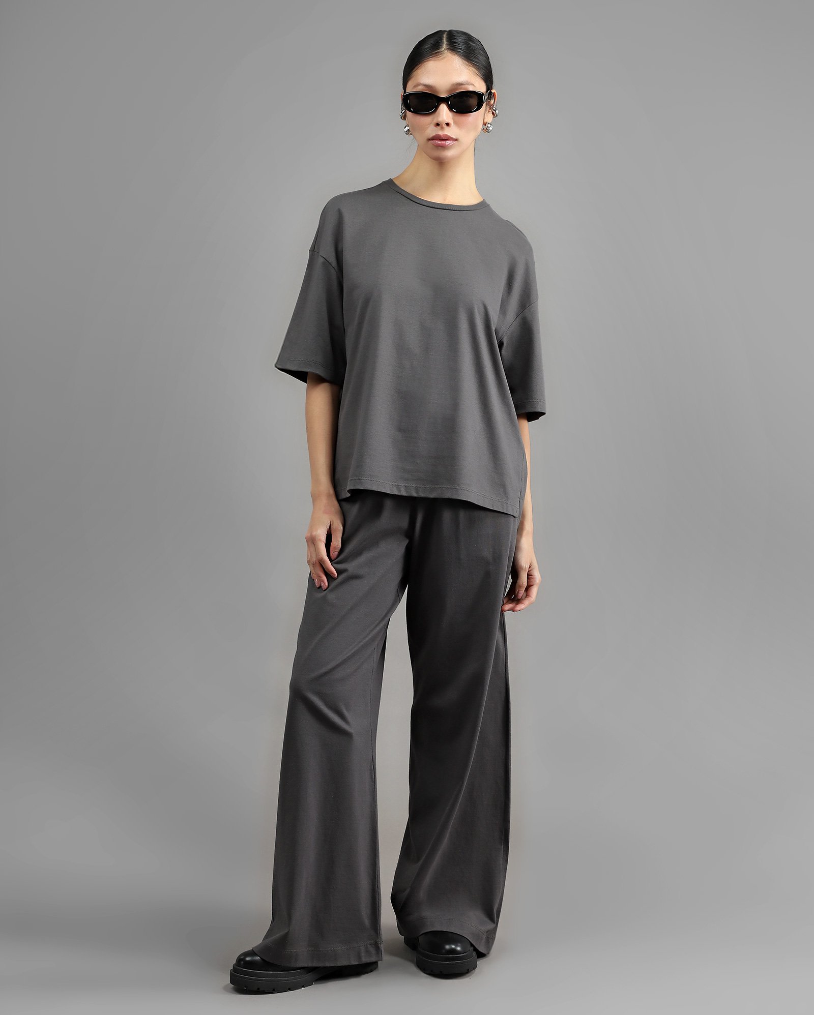 Camiseta feminina algodão Tech UltraCotton - Cinza