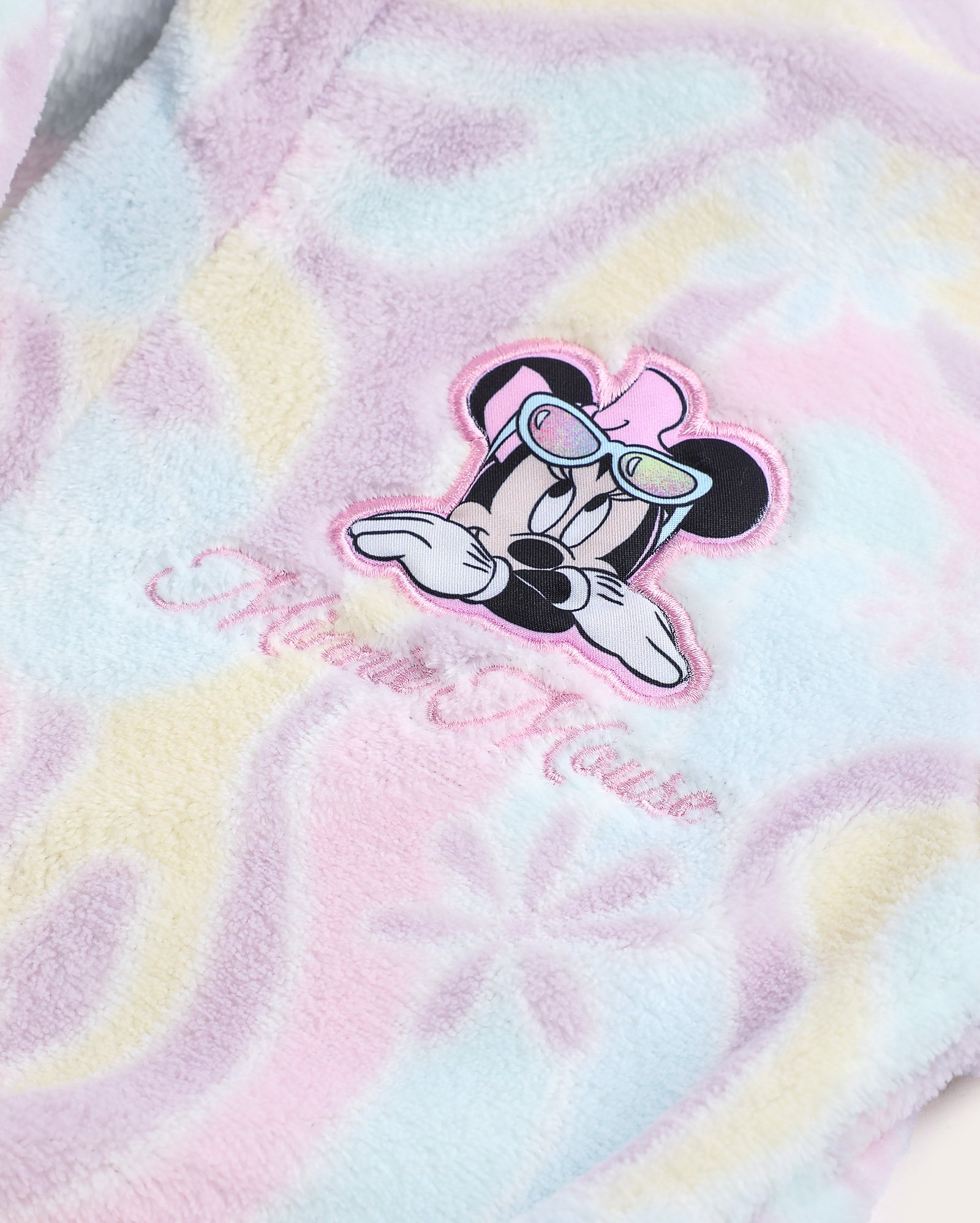 Roupão infantojuvenil em fleece com capuz Minnie 4-12A multicor | Disney